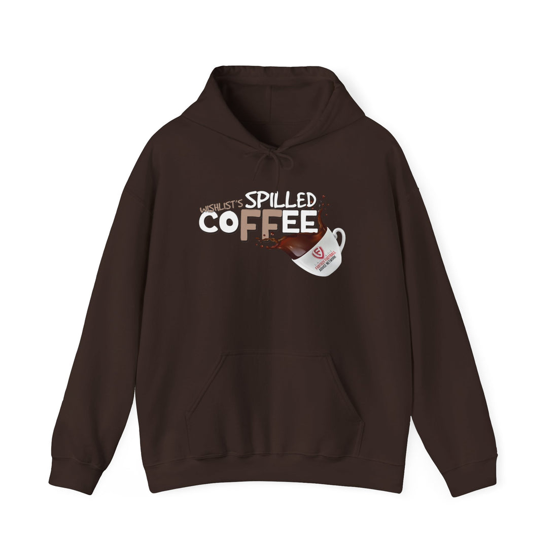 Spilled Coffee - FFAN Unisex Heavy Blend™ Hooded Sweatshirt