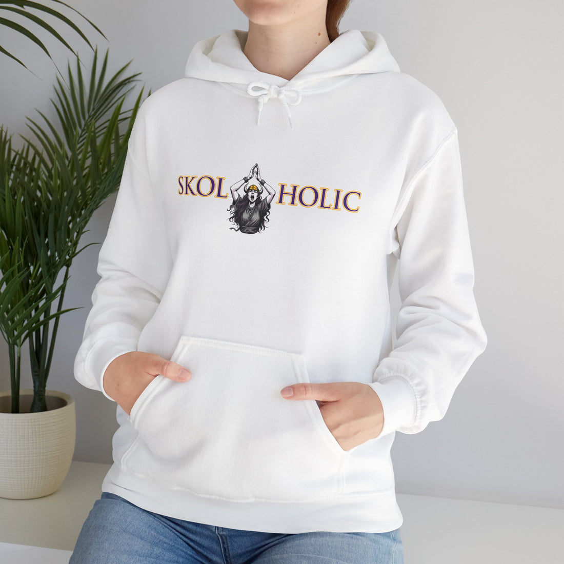 SKOL-A-HOLIC- Woman Unisex Heavy Blend™ Hooded Sweatshirt