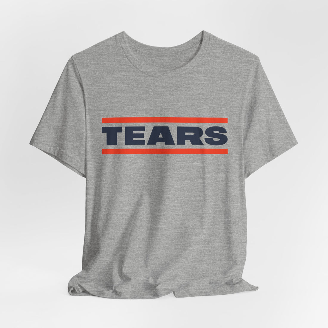 TEARS Unisex Jersey Short Sleeve Tee - Navy
