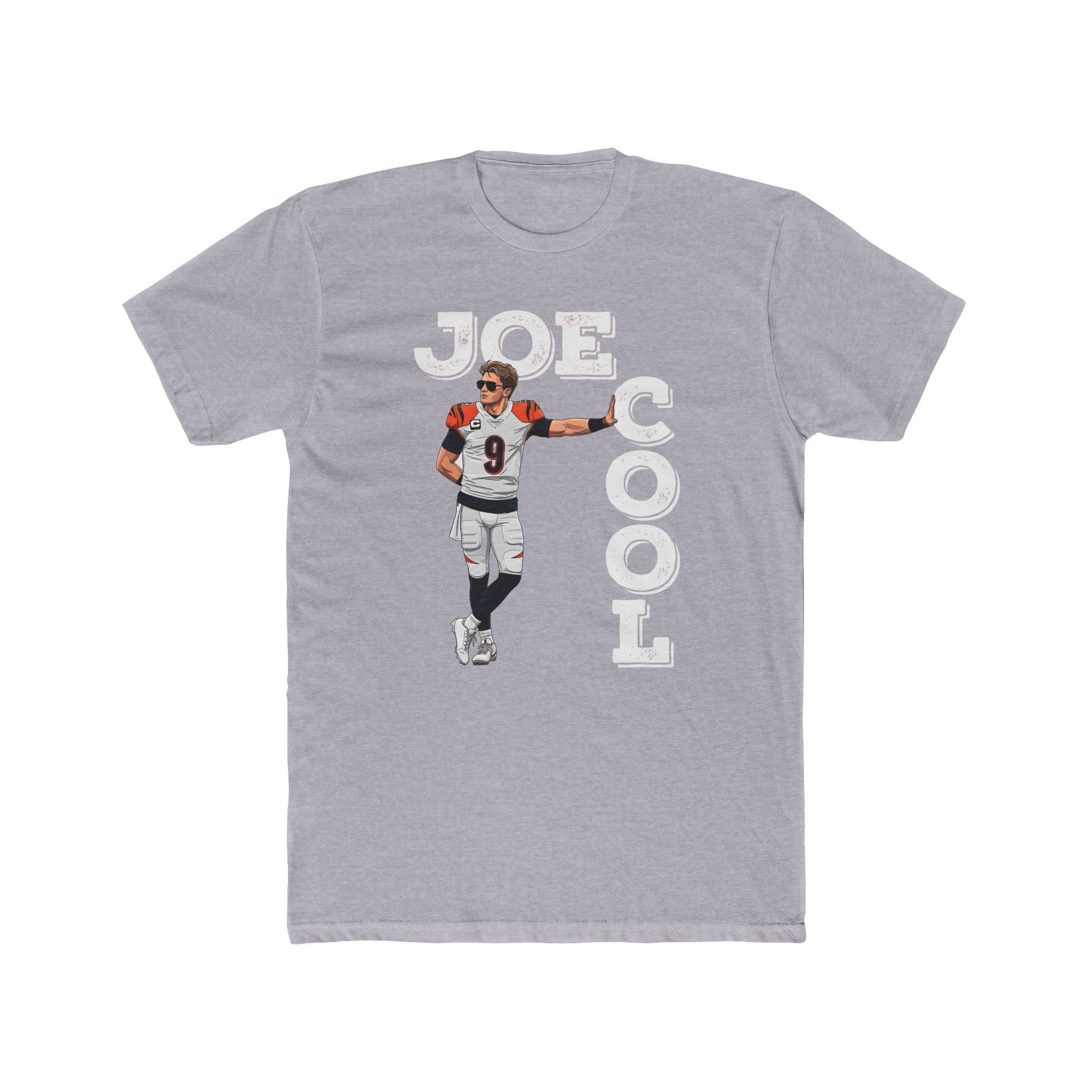 Joe Cool Cincinnati T-Shirt: All-White Font
