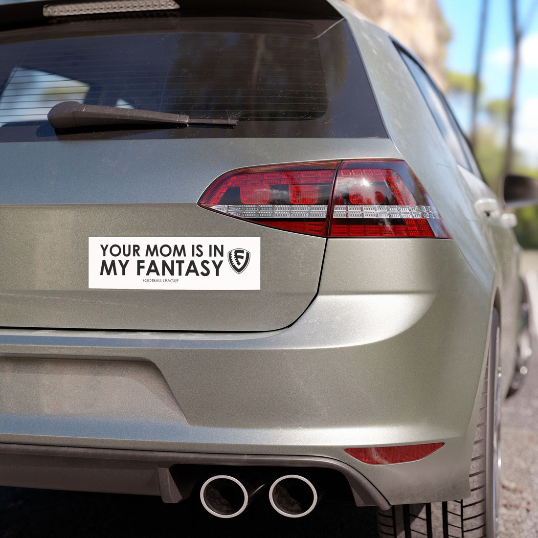 Your Mom is in my Fantasy..football league Car Magnets