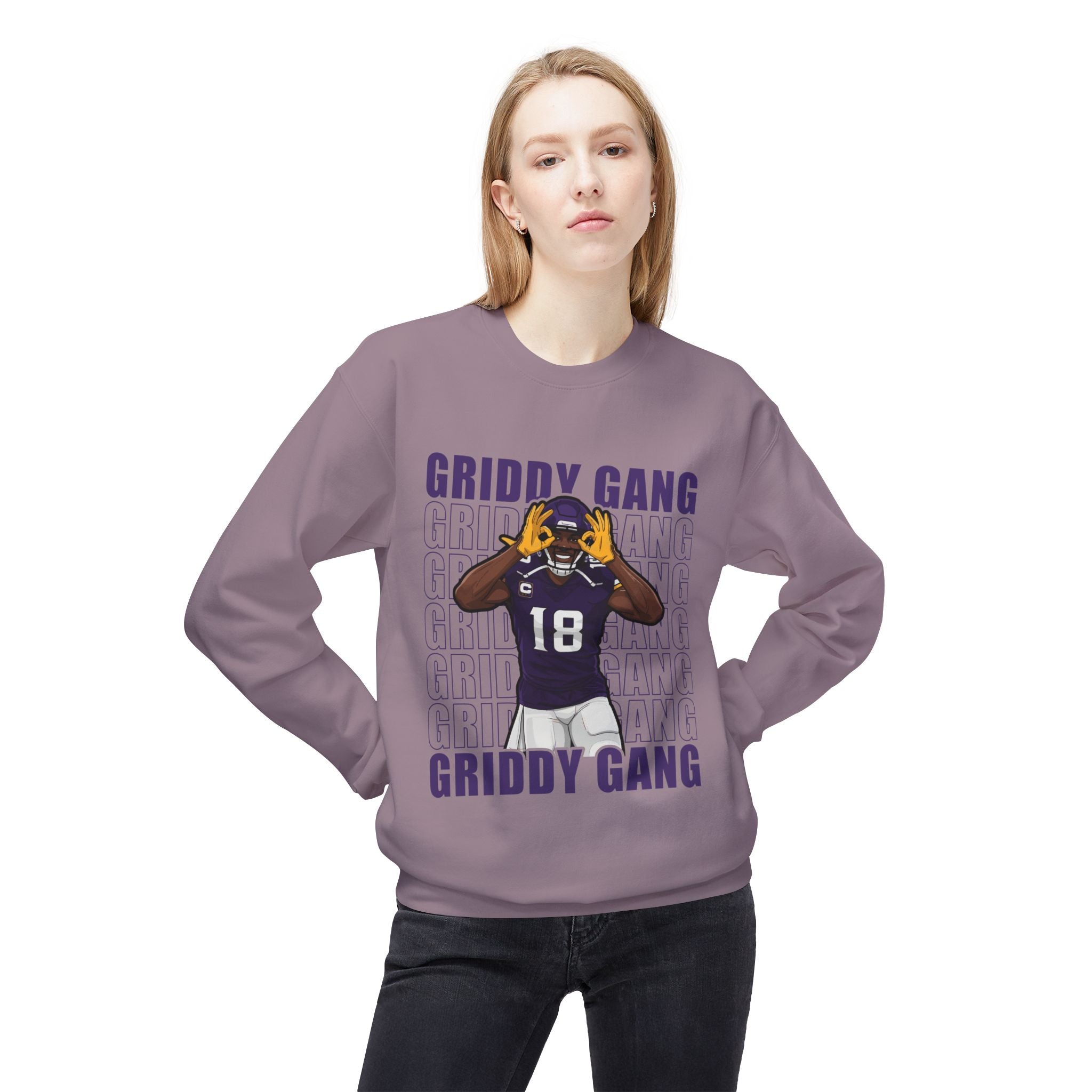 Griddy Gang Football Crewneck Sweatshirt - Jettas