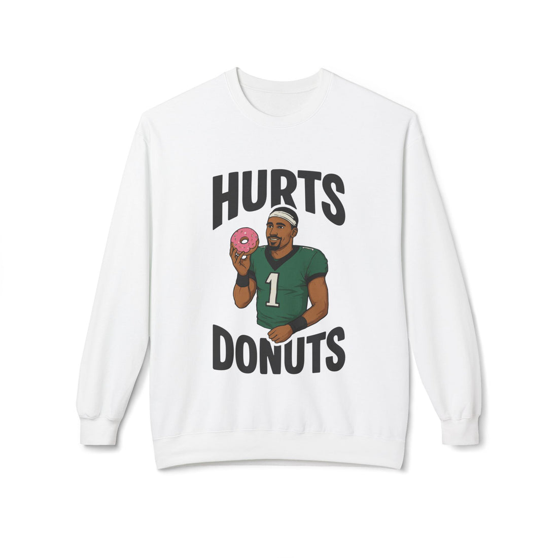 Hurts Donuts Sweatshirt — Philly Football Fan Crewneck
