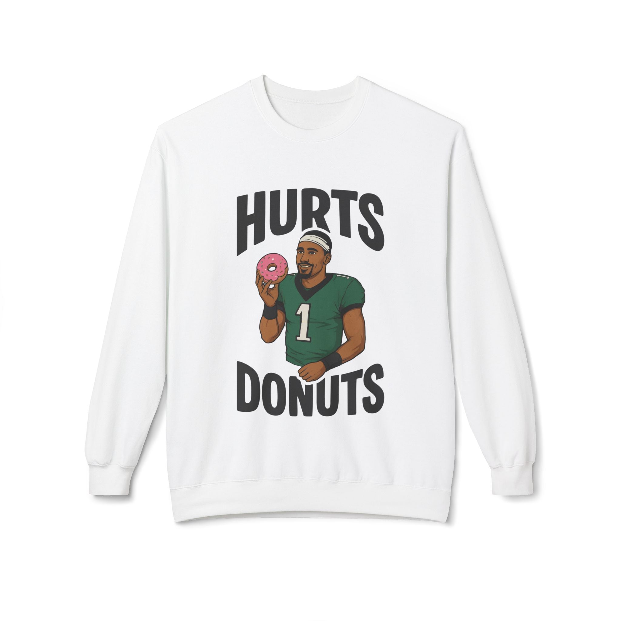 Hurts Donuts Sweatshirt — Philly Football Fan Crewneck