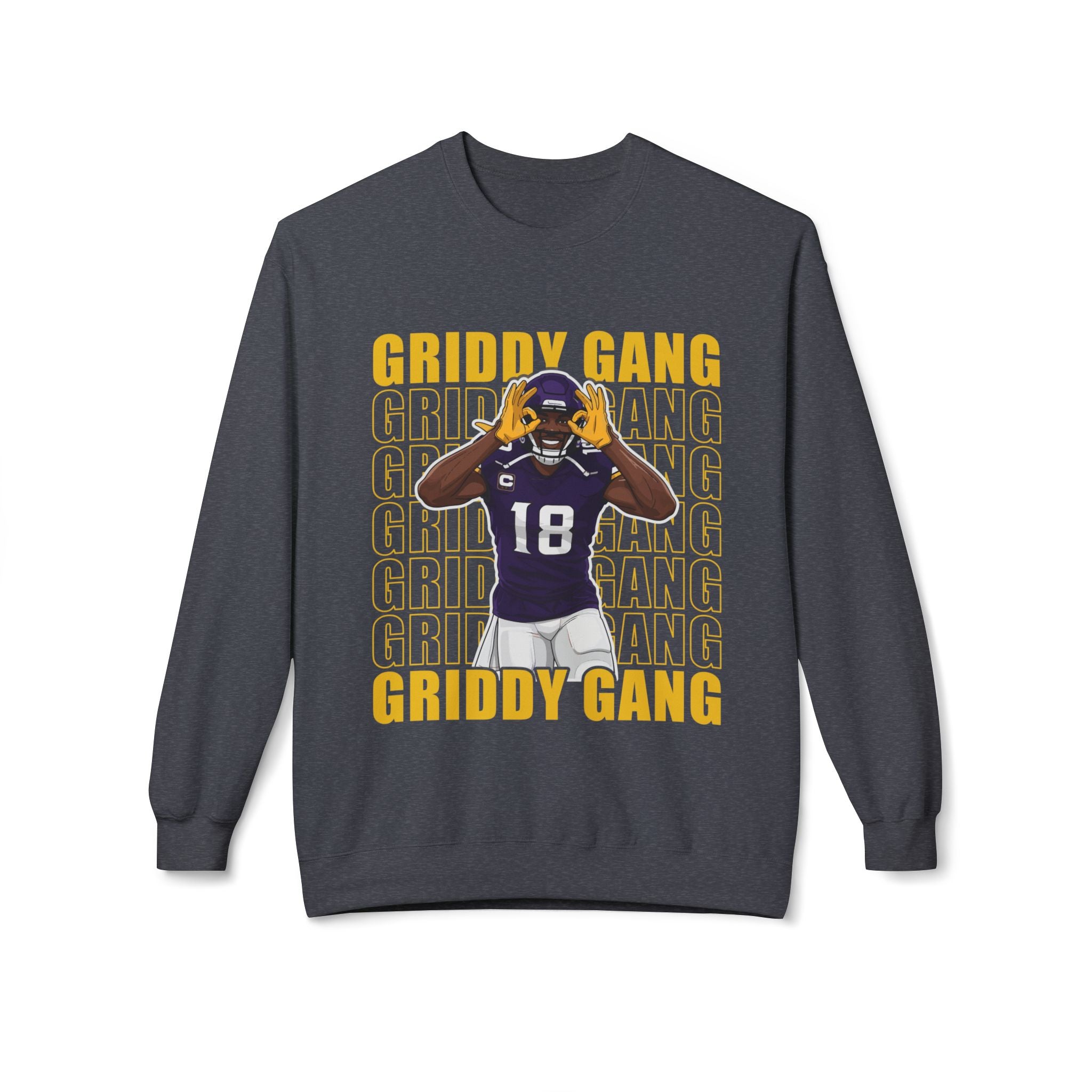 Griddy Gang Jettas Football Crewneck
