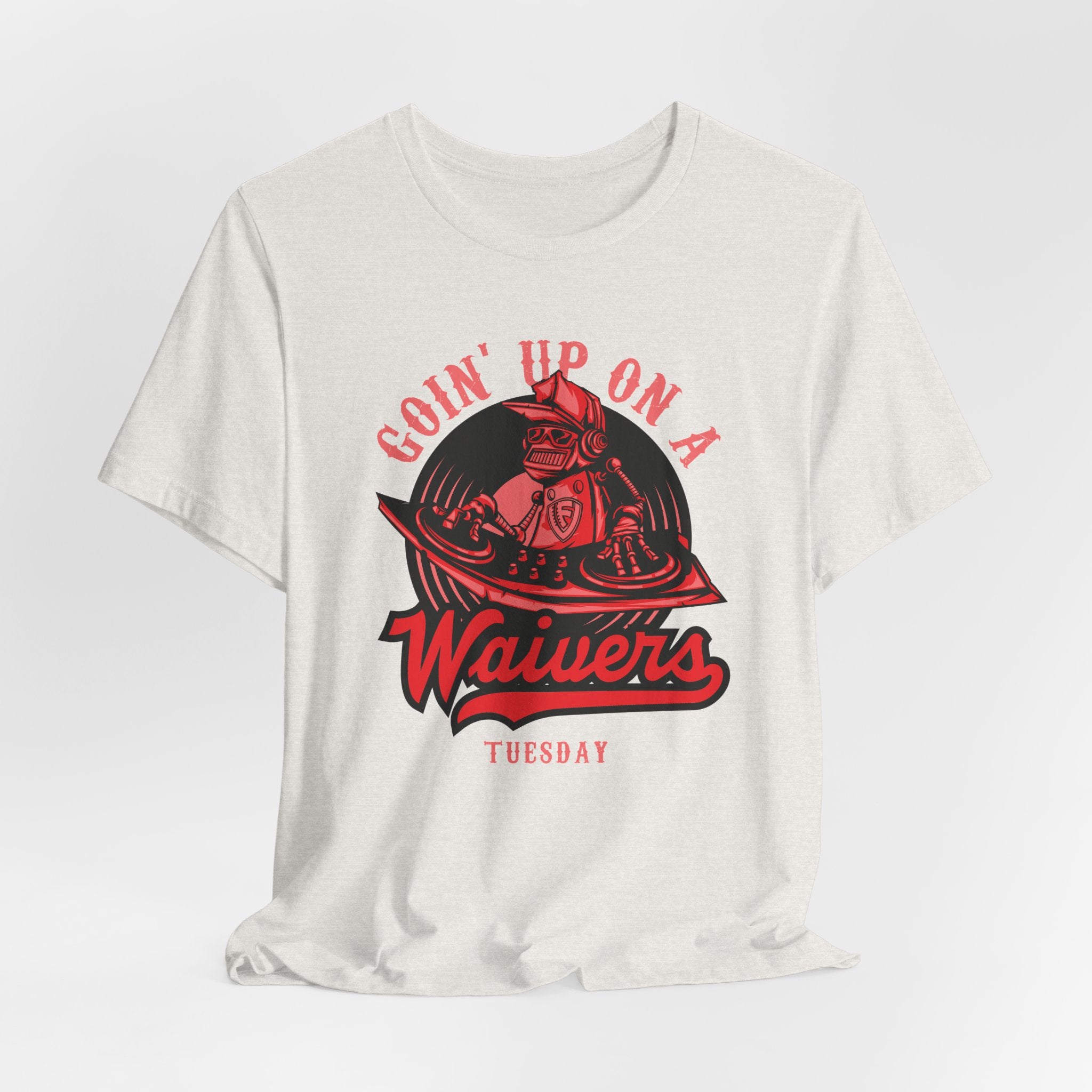 Going Up on A Waiver Tuesday Unisex Jersey Short Sleeve Tee - Red