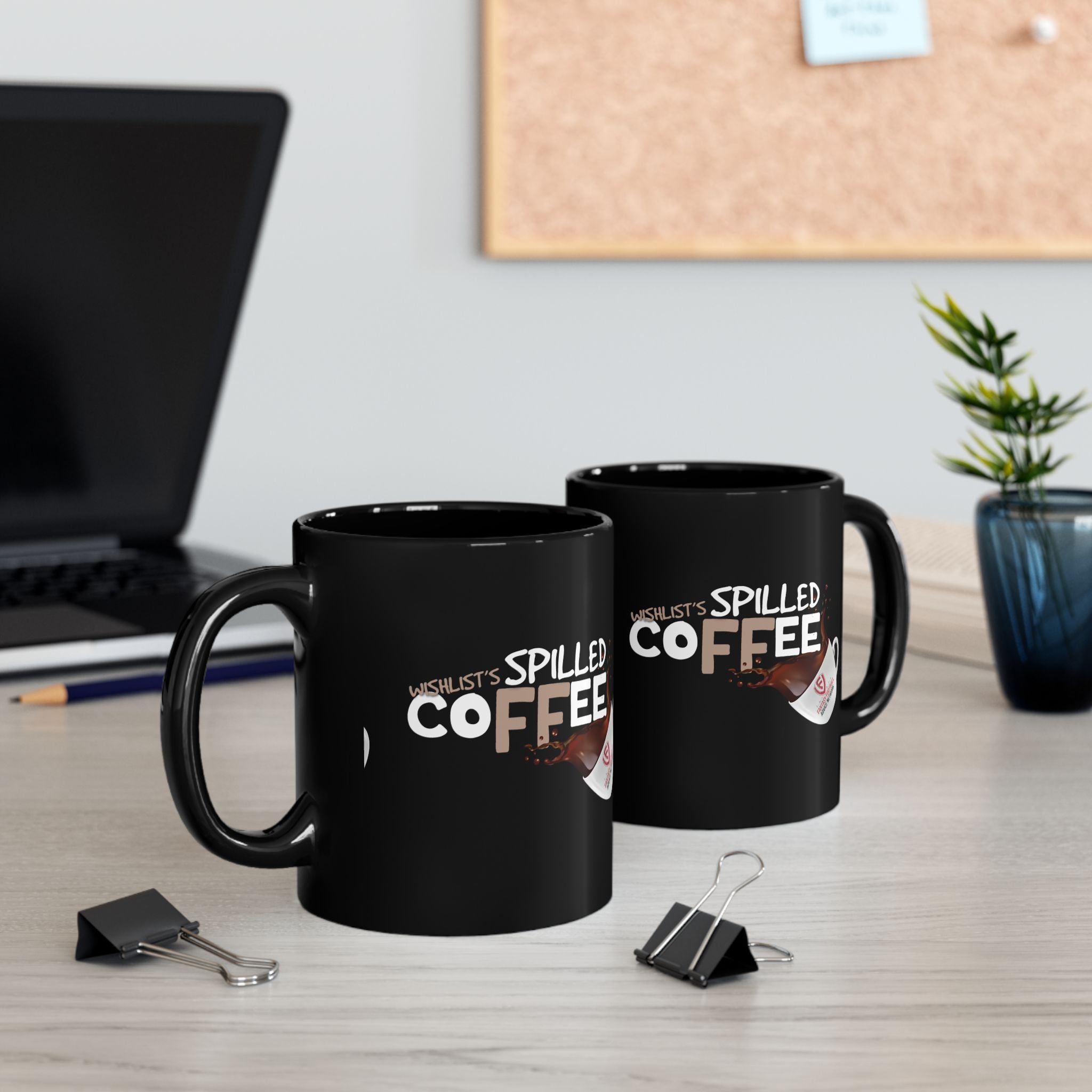 Spilled Coffee - FFAN Black Mug (11oz, 15oz)