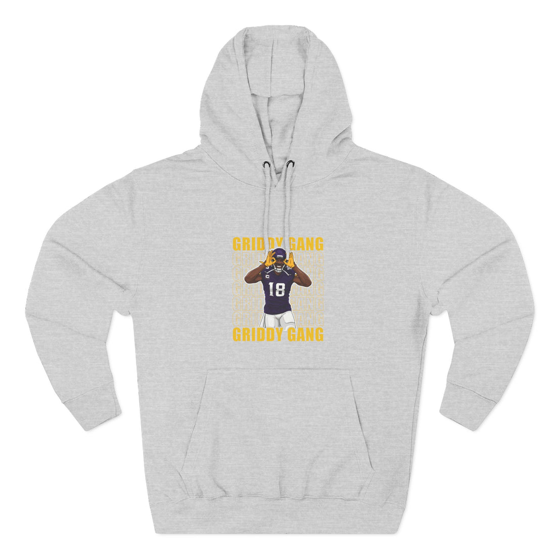 Gridy Gang Football Hoodie – Jettas Fleece Pullover