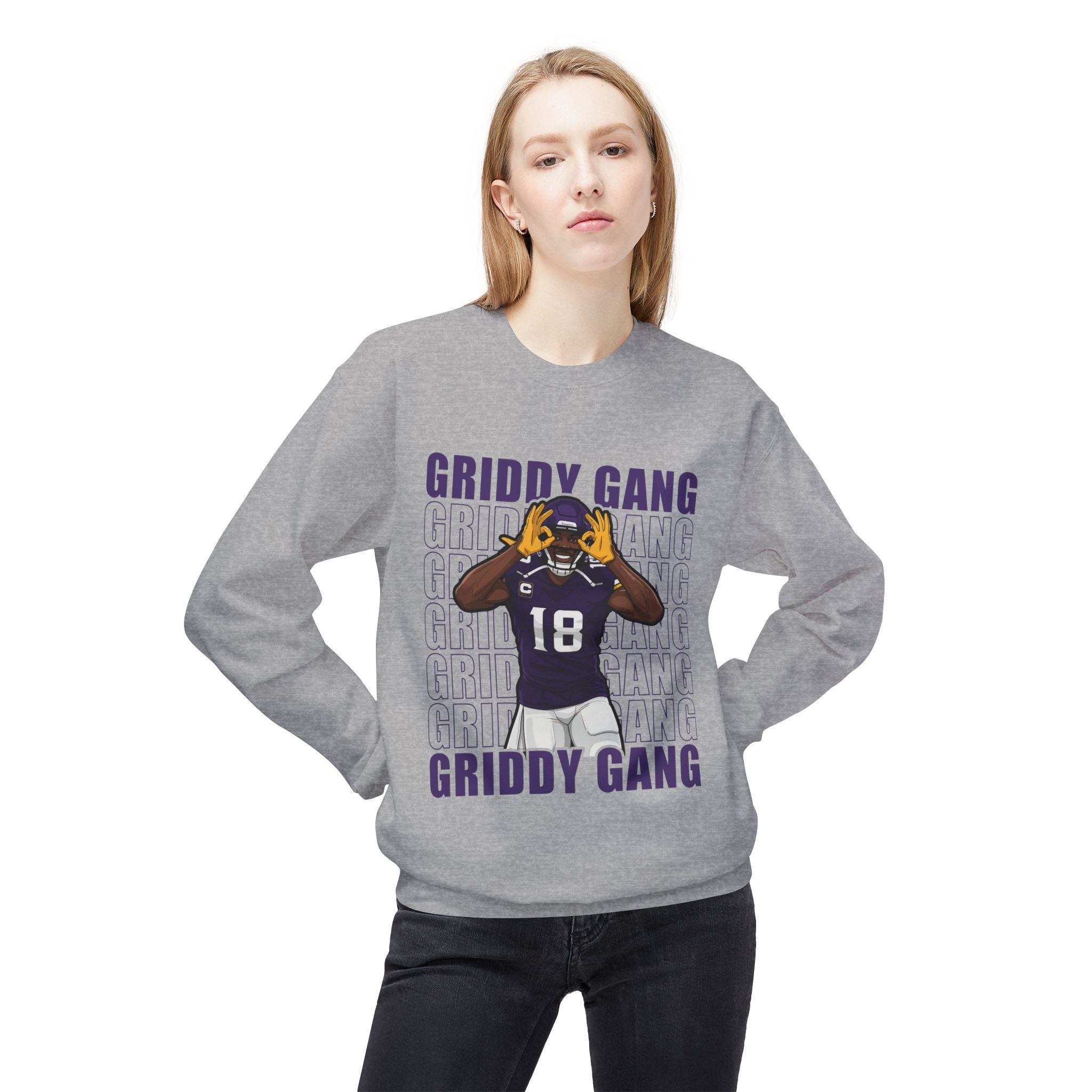 Griddy Gang Football Crewneck Sweatshirt - Jettas