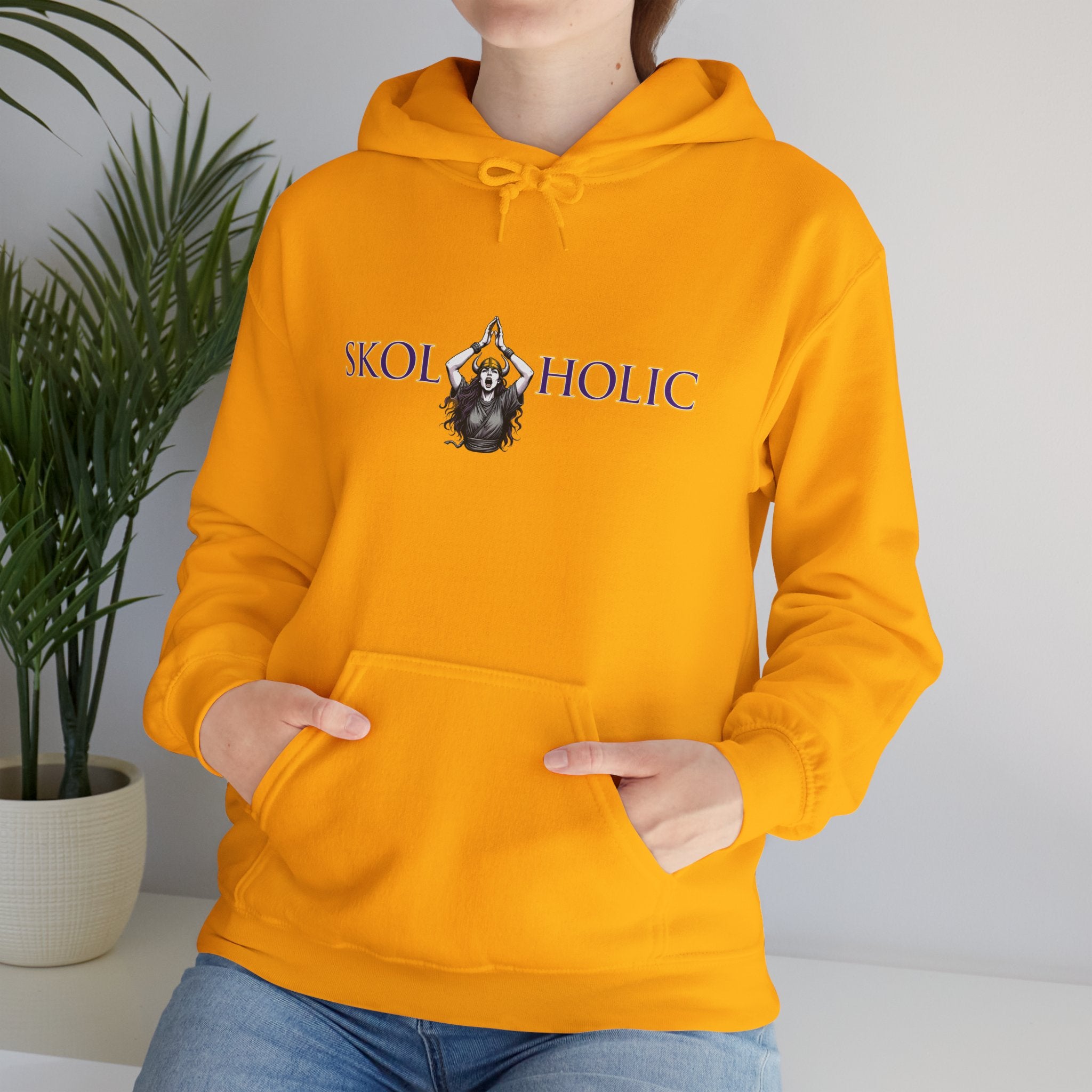 SKOL-A-HOLIC- Woman Unisex Heavy Blend™ Hooded Sweatshirt