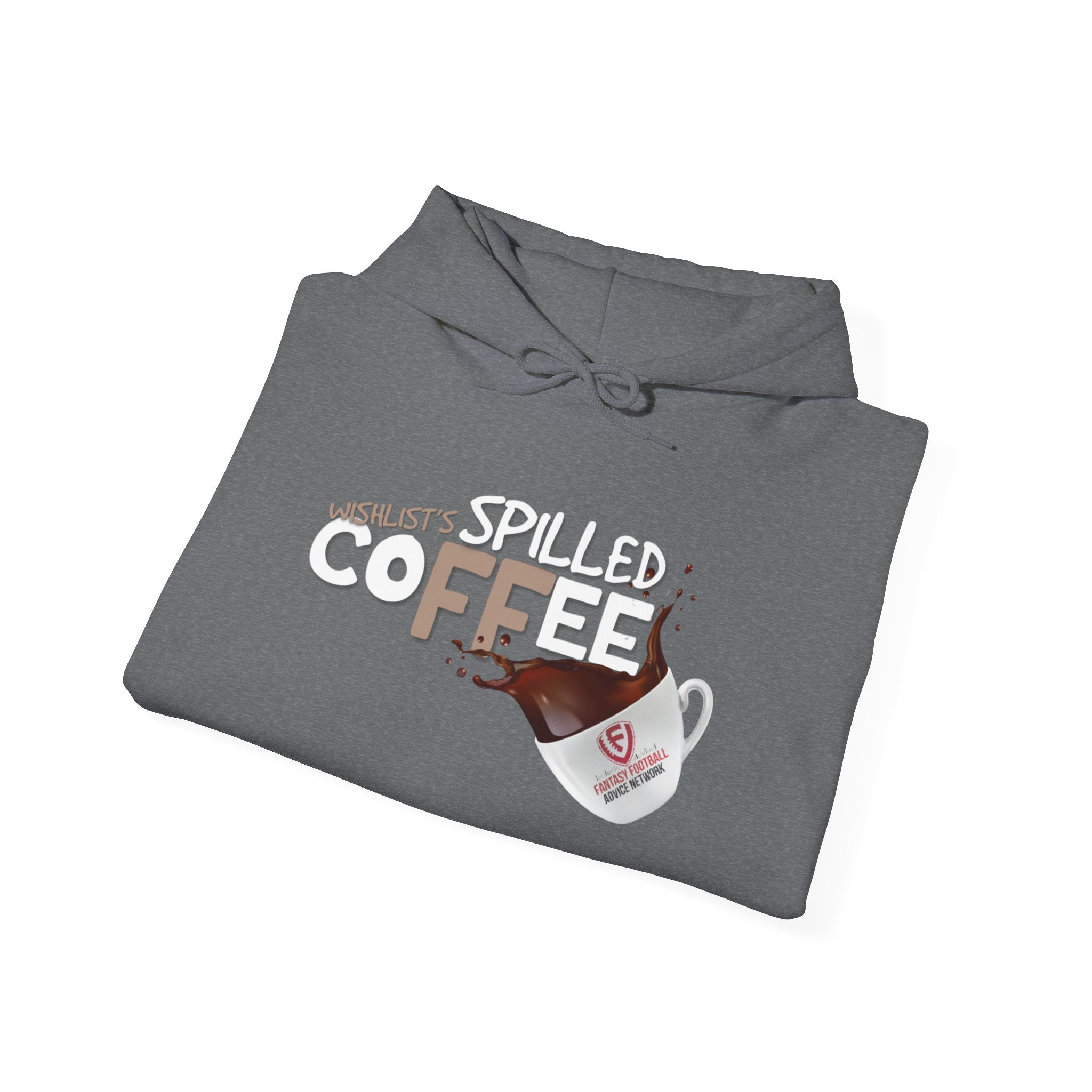 Spilled Coffee - FFAN Unisex Heavy Blend™ Hooded Sweatshirt