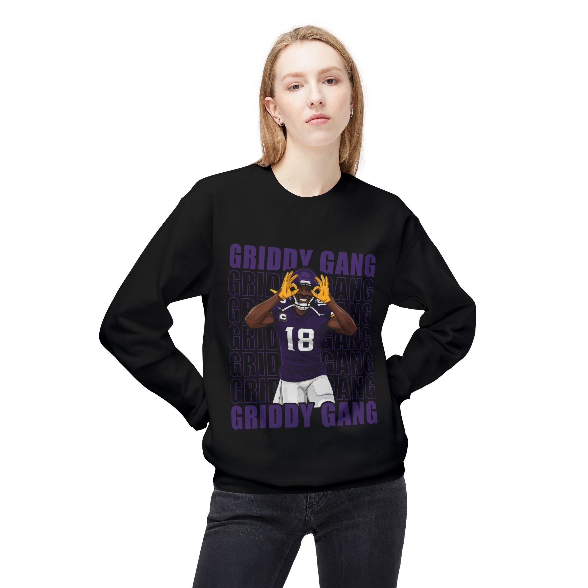 Griddy Gang Football Crewneck Sweatshirt - Jettas
