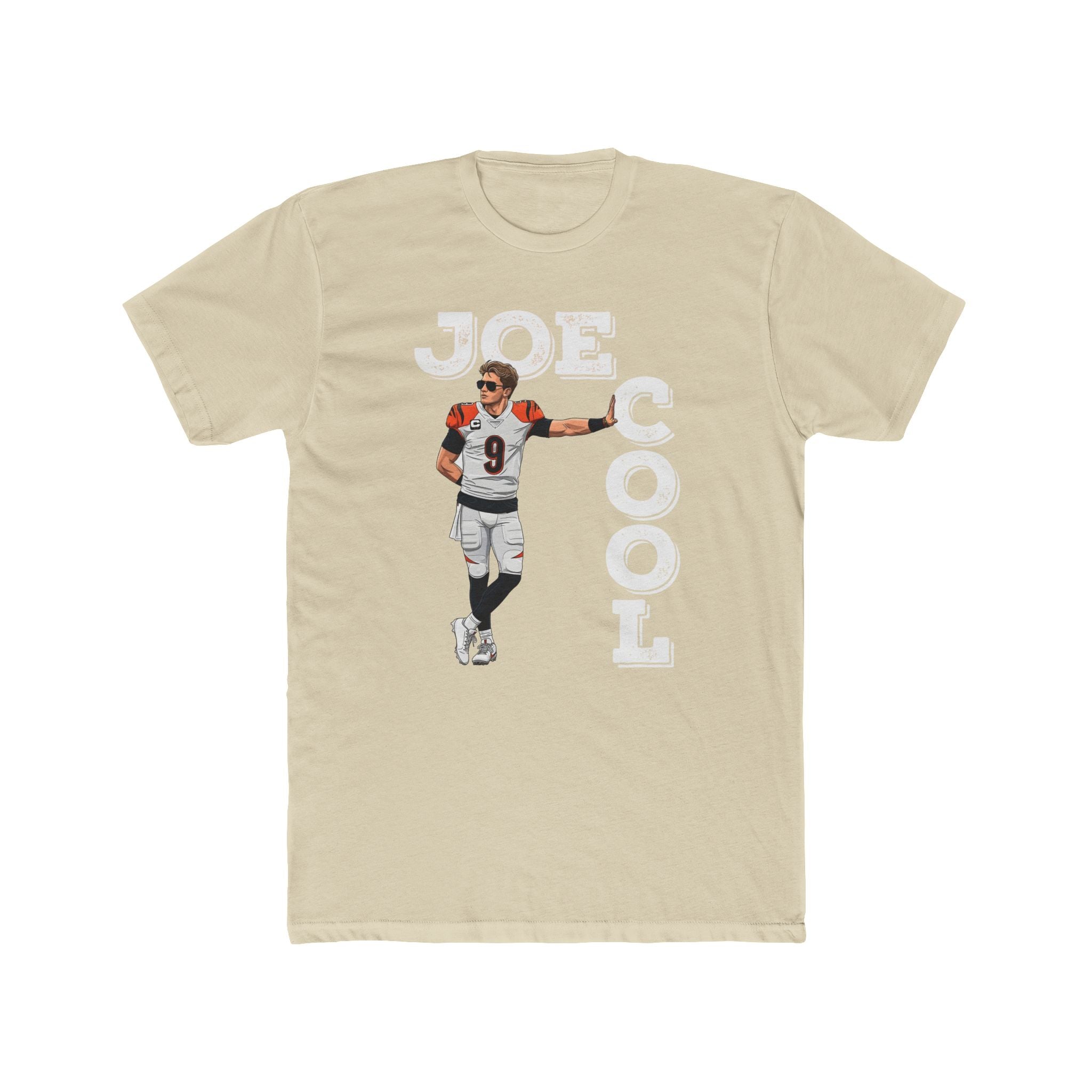 Joe Cool Cincinnati T-Shirt: All-White Font