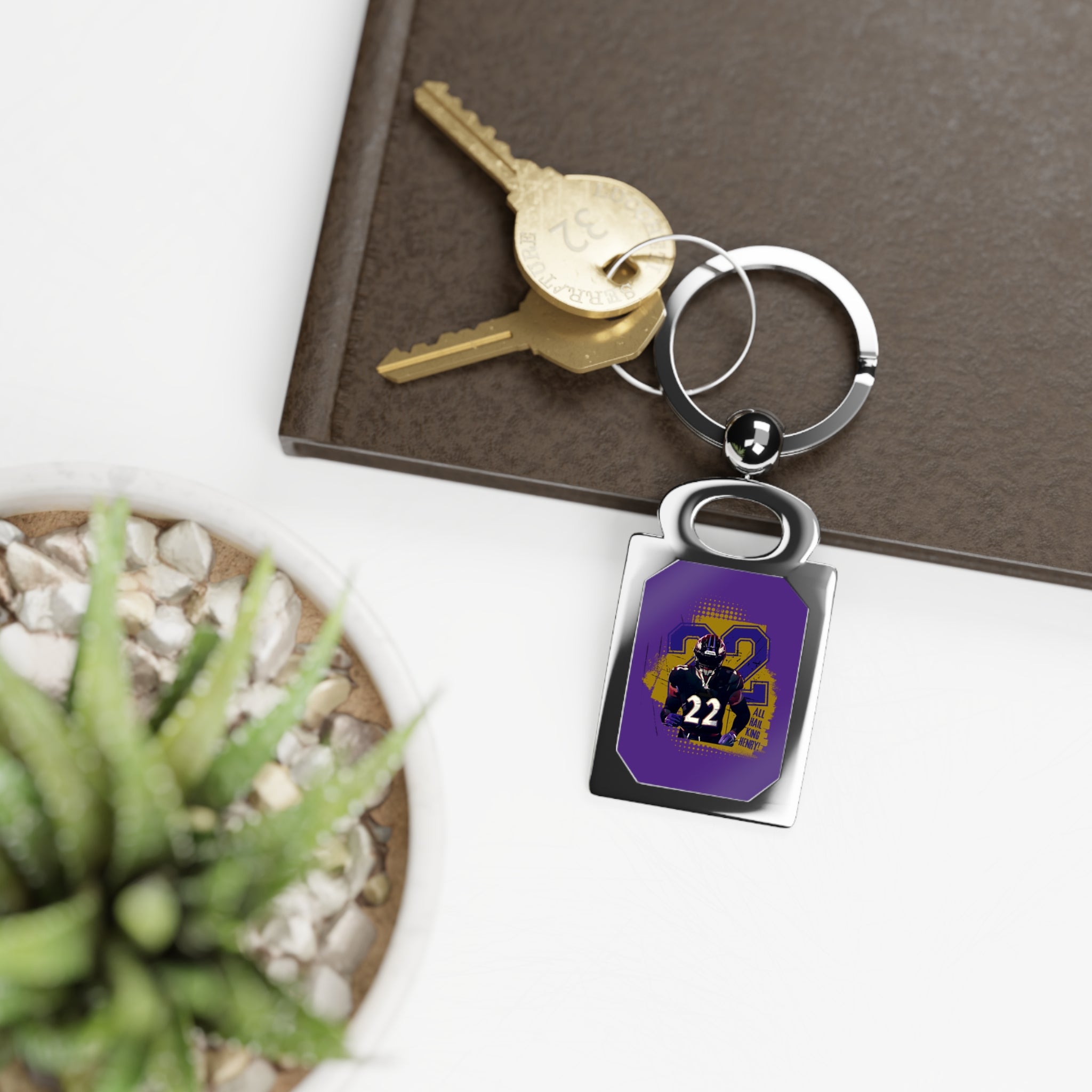 All Hail King Henry Rectangle Photo Keyring