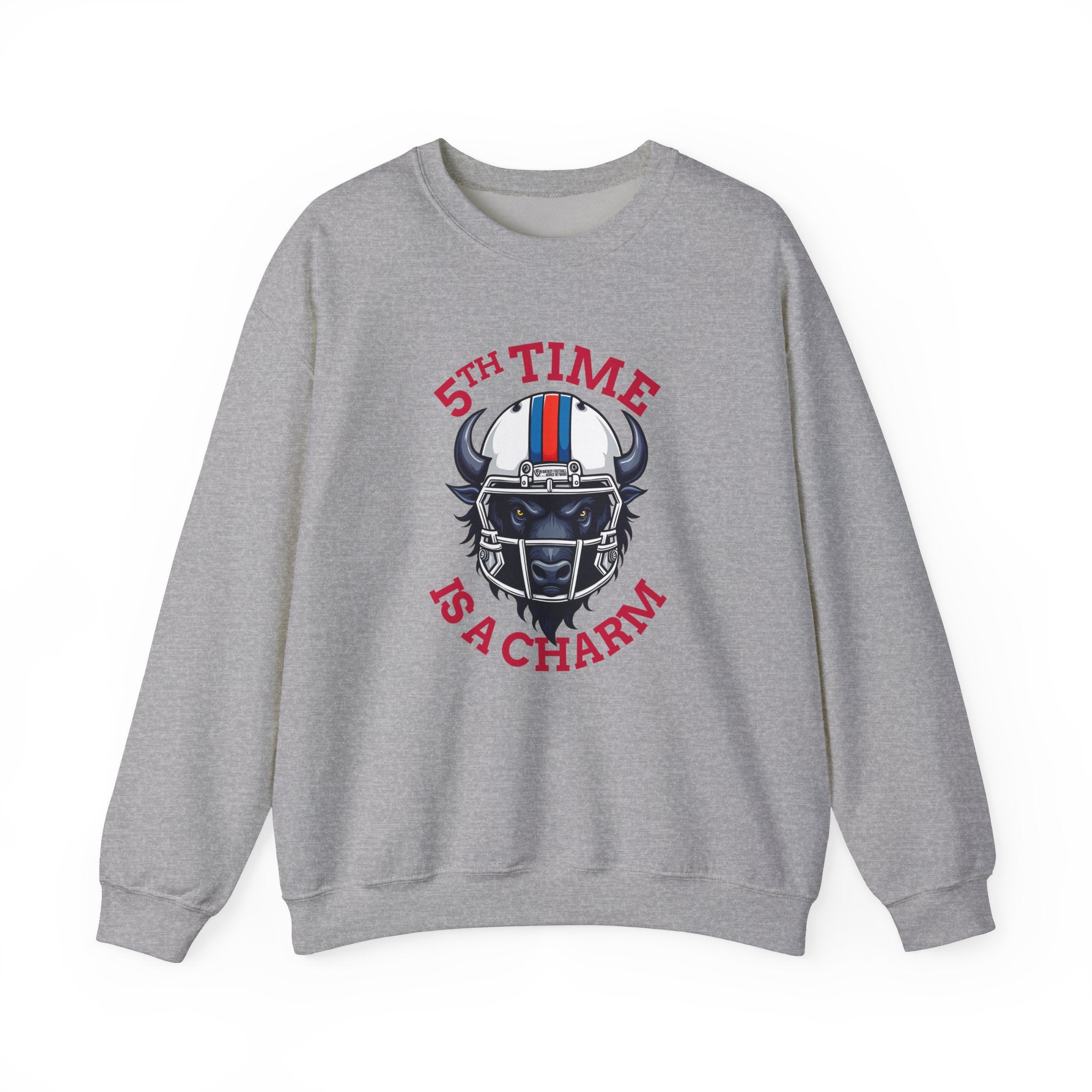 5th Time is a Charm - Buffalo Unisex Heavy Blend™ Crewneck Sweatshirt