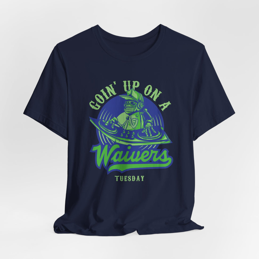Going Up on A Waivers Tuesday Unisex Jersey Short Sleeve Tee - Green