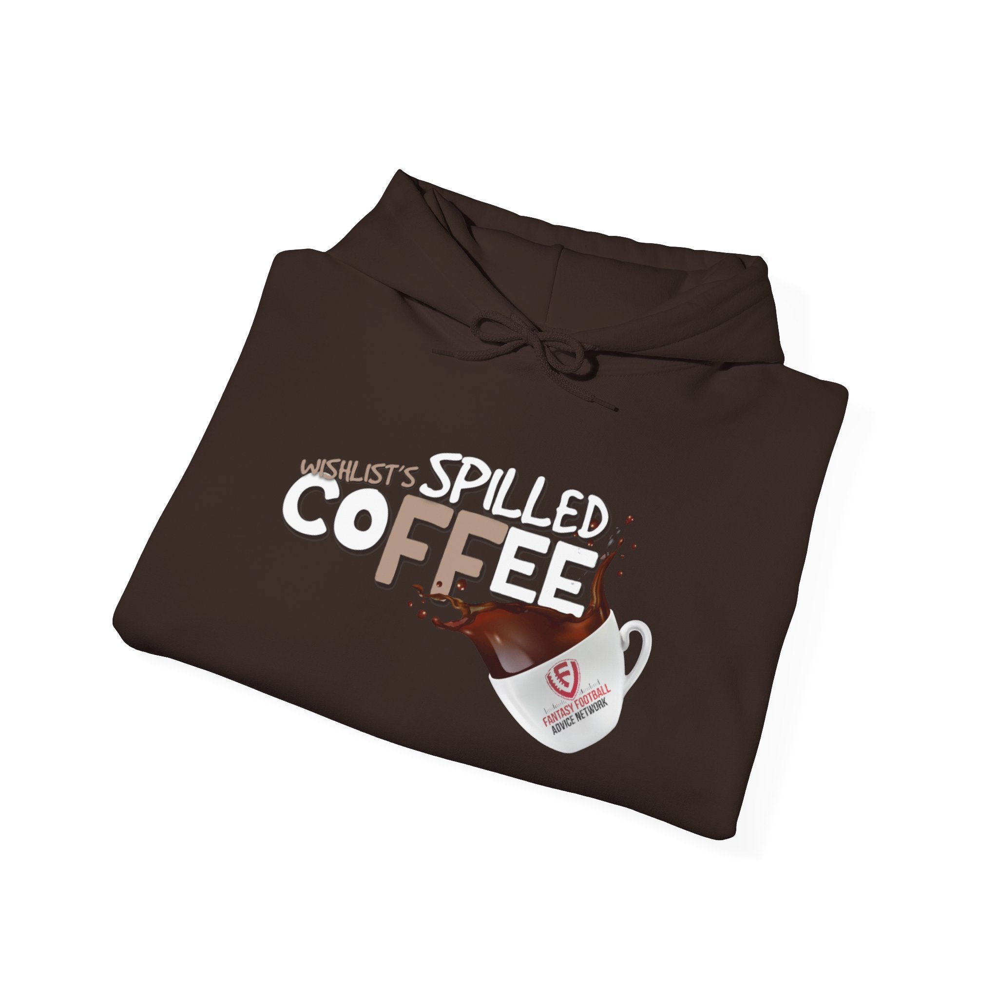 Spilled Coffee - FFAN Unisex Heavy Blend™ Hooded Sweatshirt