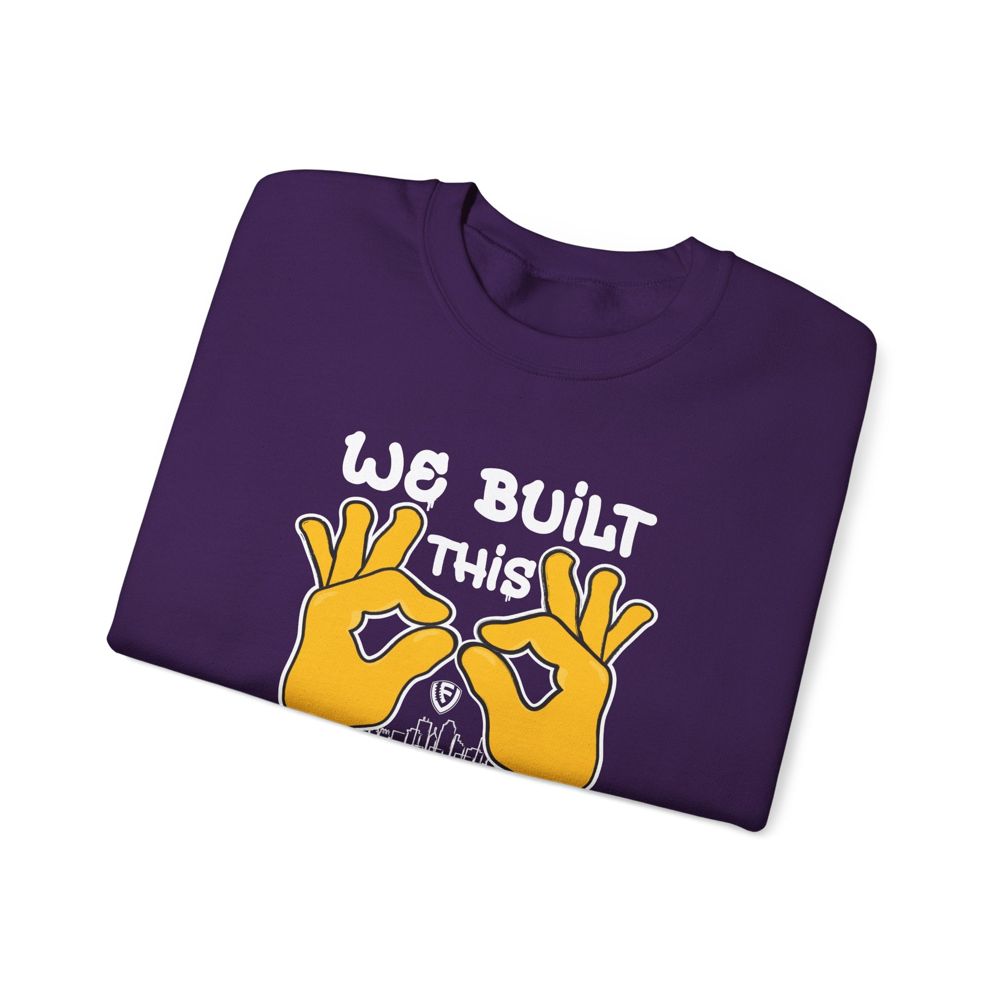 We Built this GRIDDY - Minnesota Unisex Heavy Blend™ Crewneck Sweatshirt