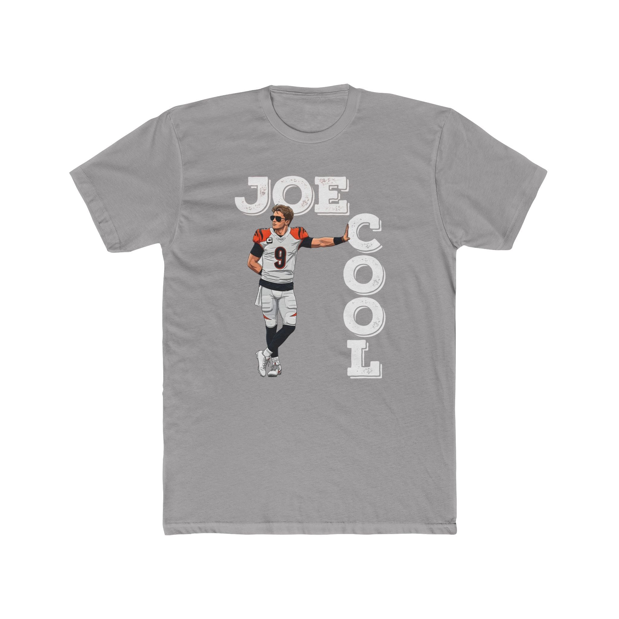 Joe Cool Cincinnati T-Shirt: All-White Font