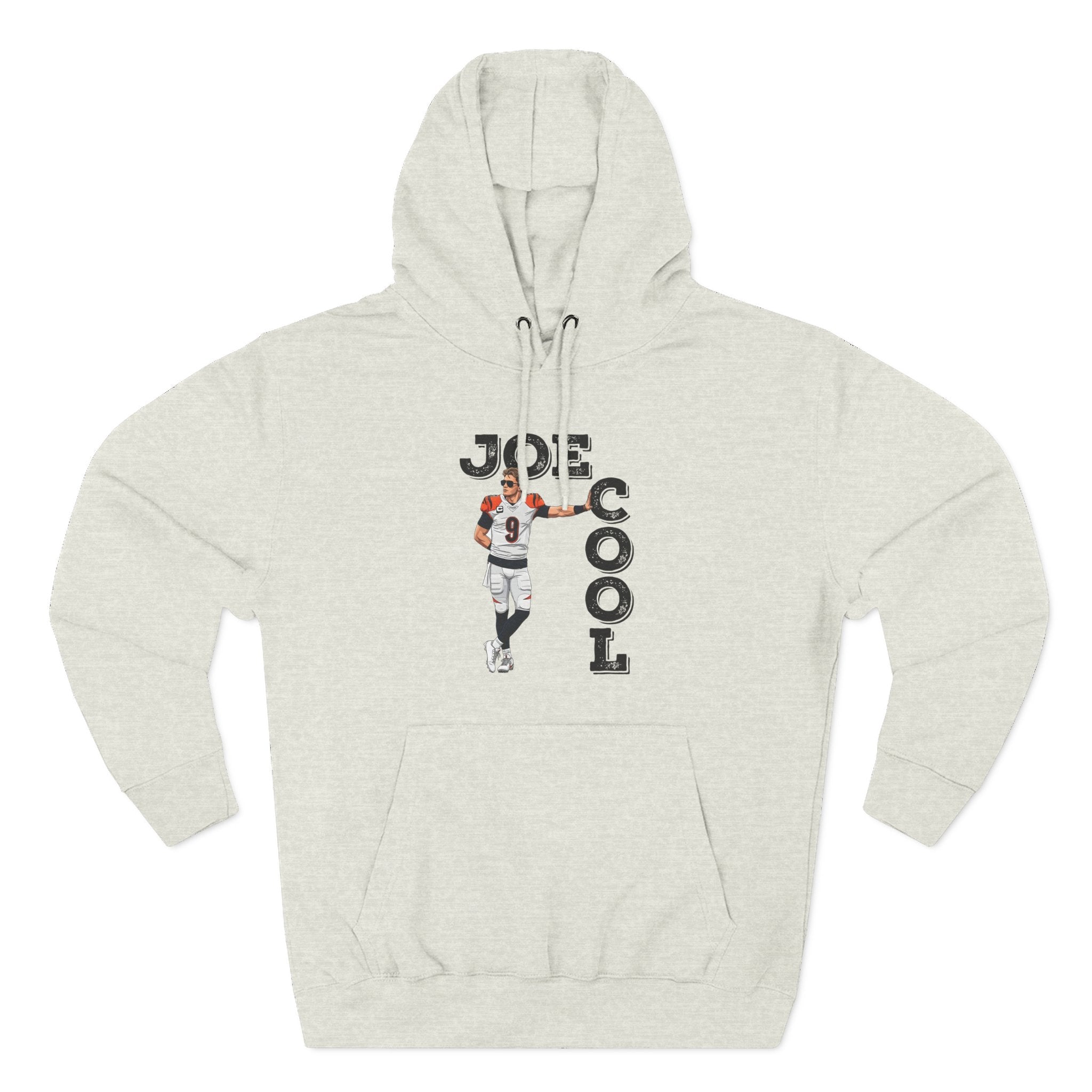 Joe Cool Football Hoodie — All-Black Font