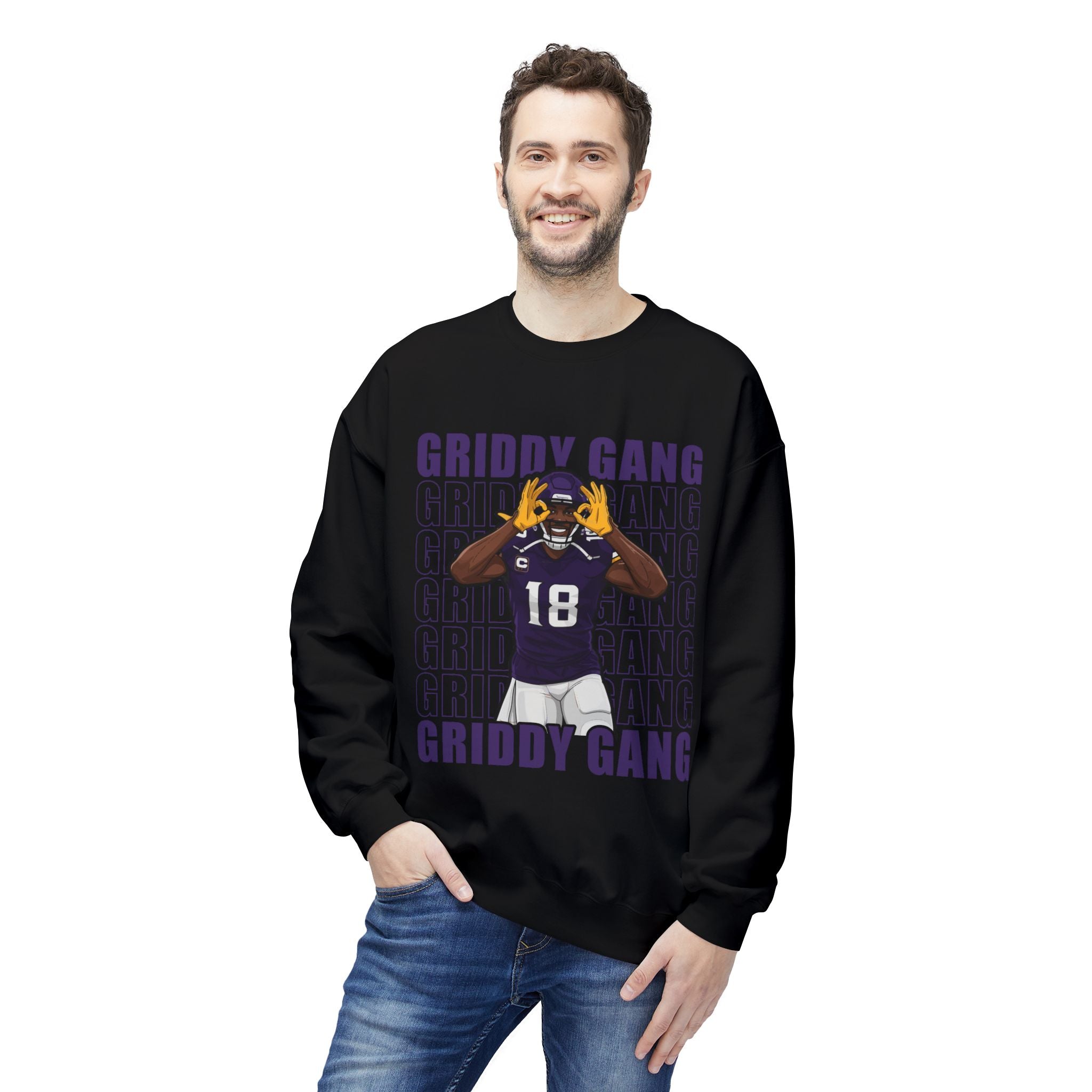 Griddy Gang Football Crewneck Sweatshirt - Jettas