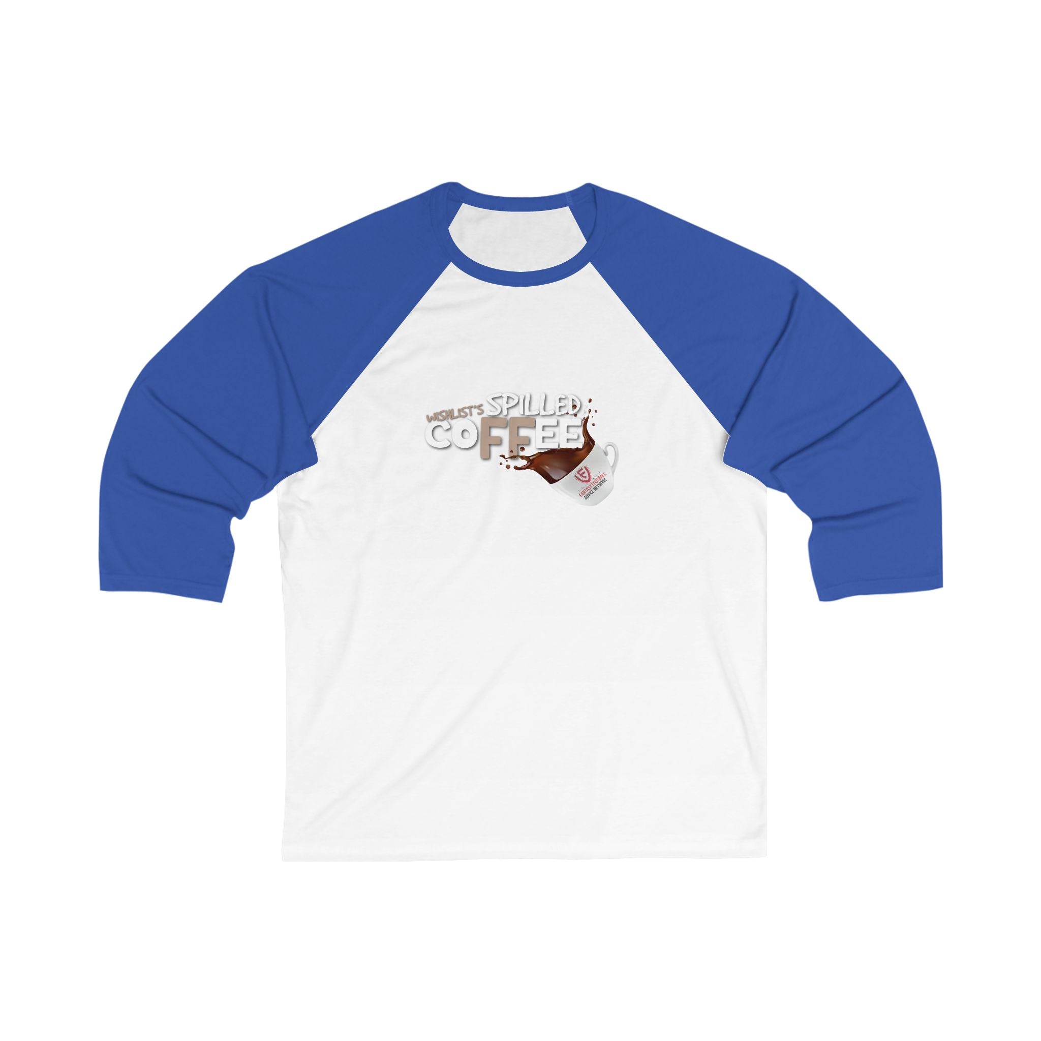 Spilled Coffee FFAN Unisex 3\4 Sleeve Baseball Tee