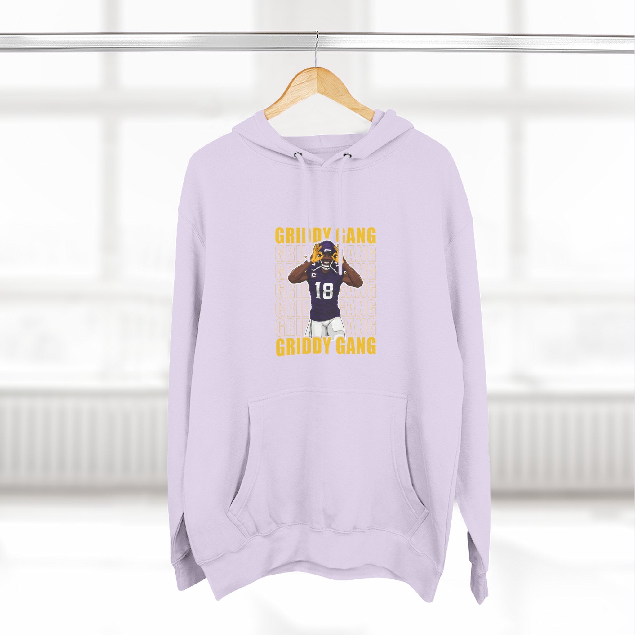 Gridy Gang Football Hoodie – Jettas Fleece Pullover