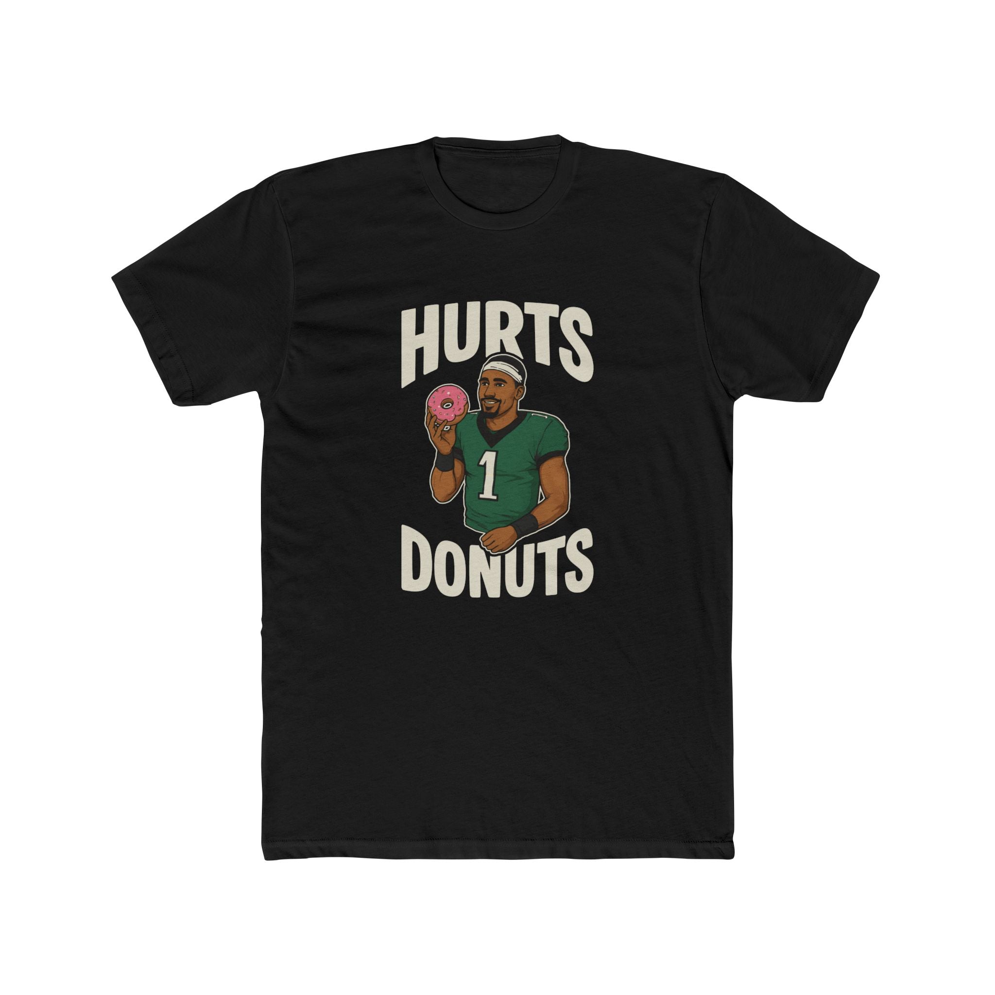 Hurts Donuts Football T-Shirt — Funny Philadelphia Fan Tee