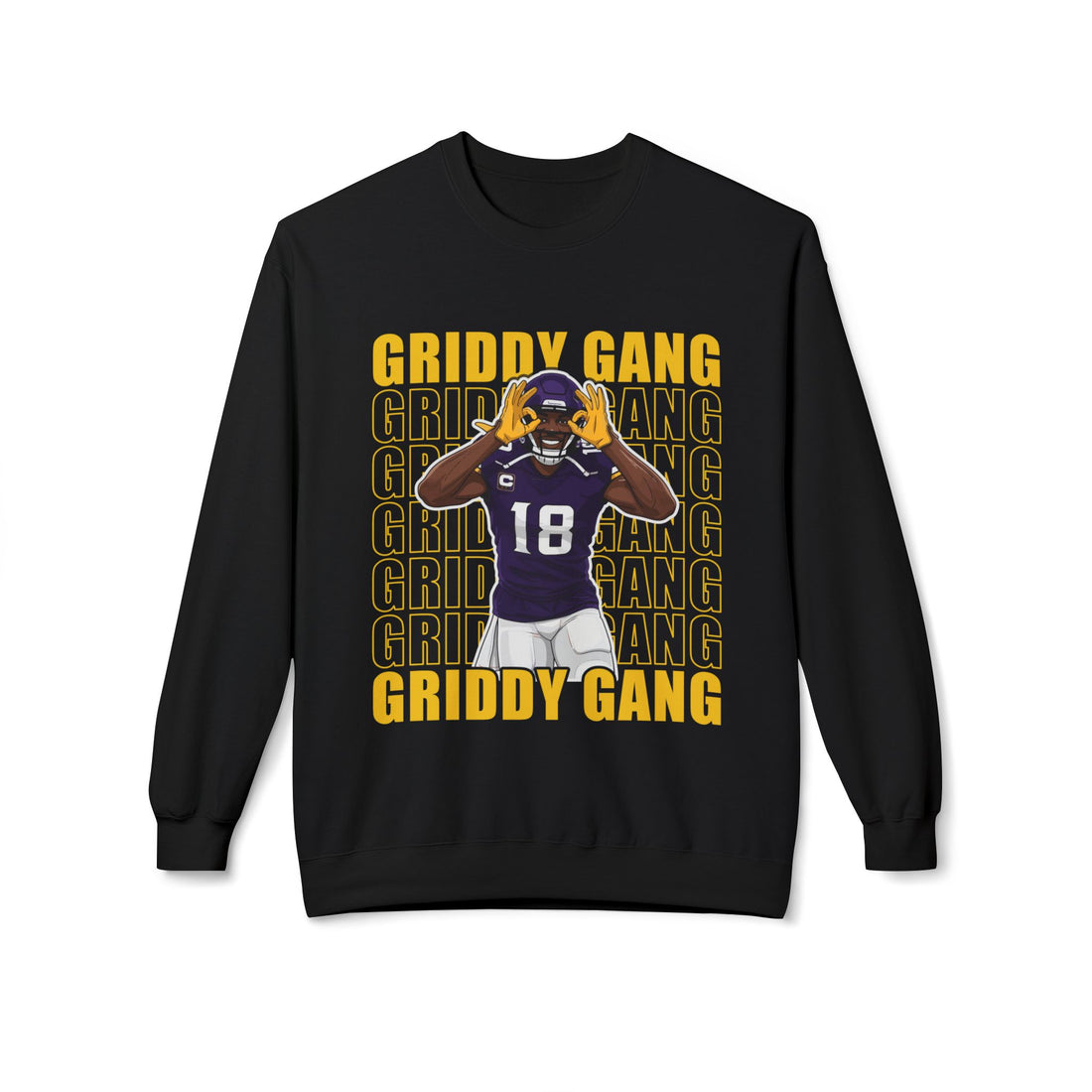 Griddy Gang Jettas Football Crewneck