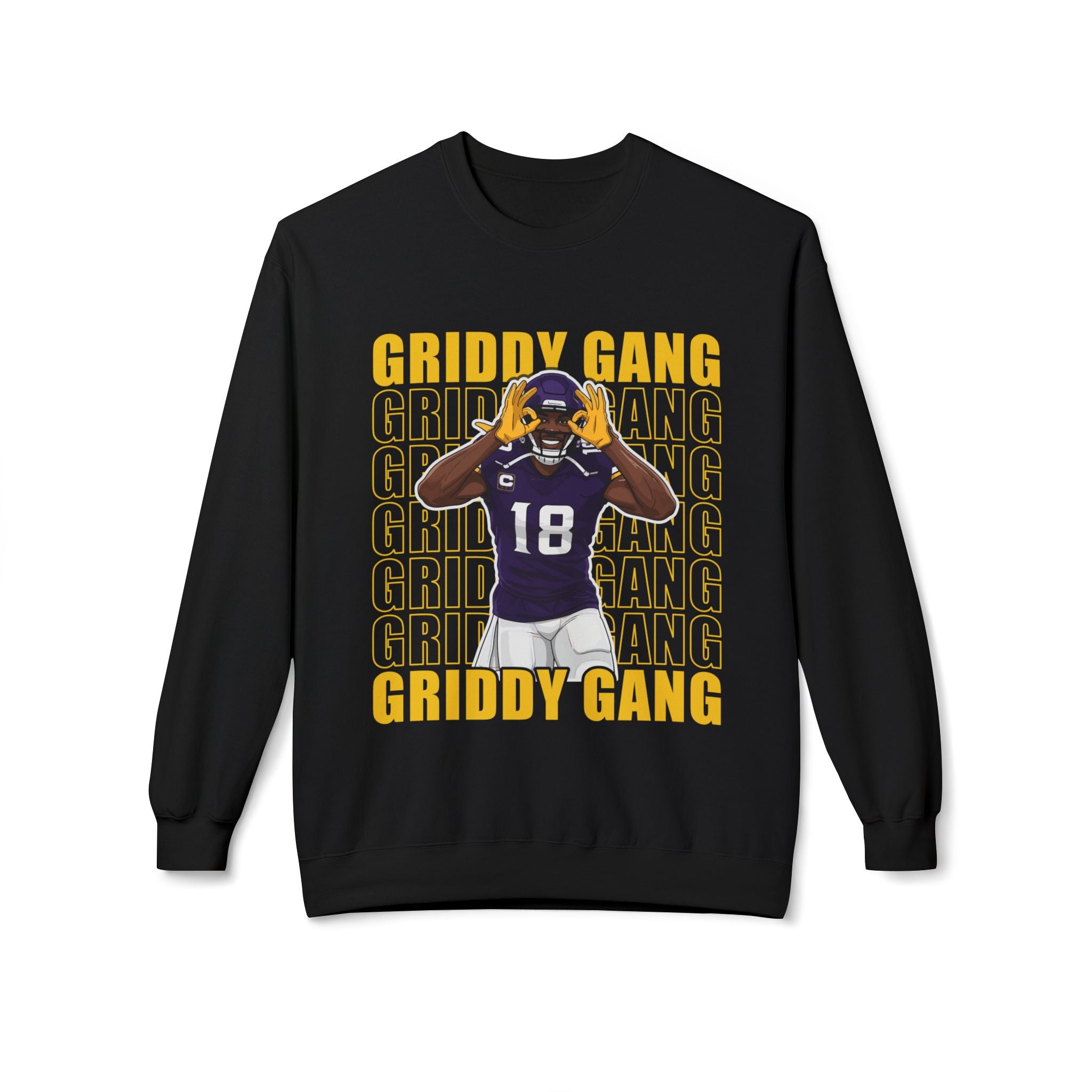 Griddy Gang Jettas Football Crewneck