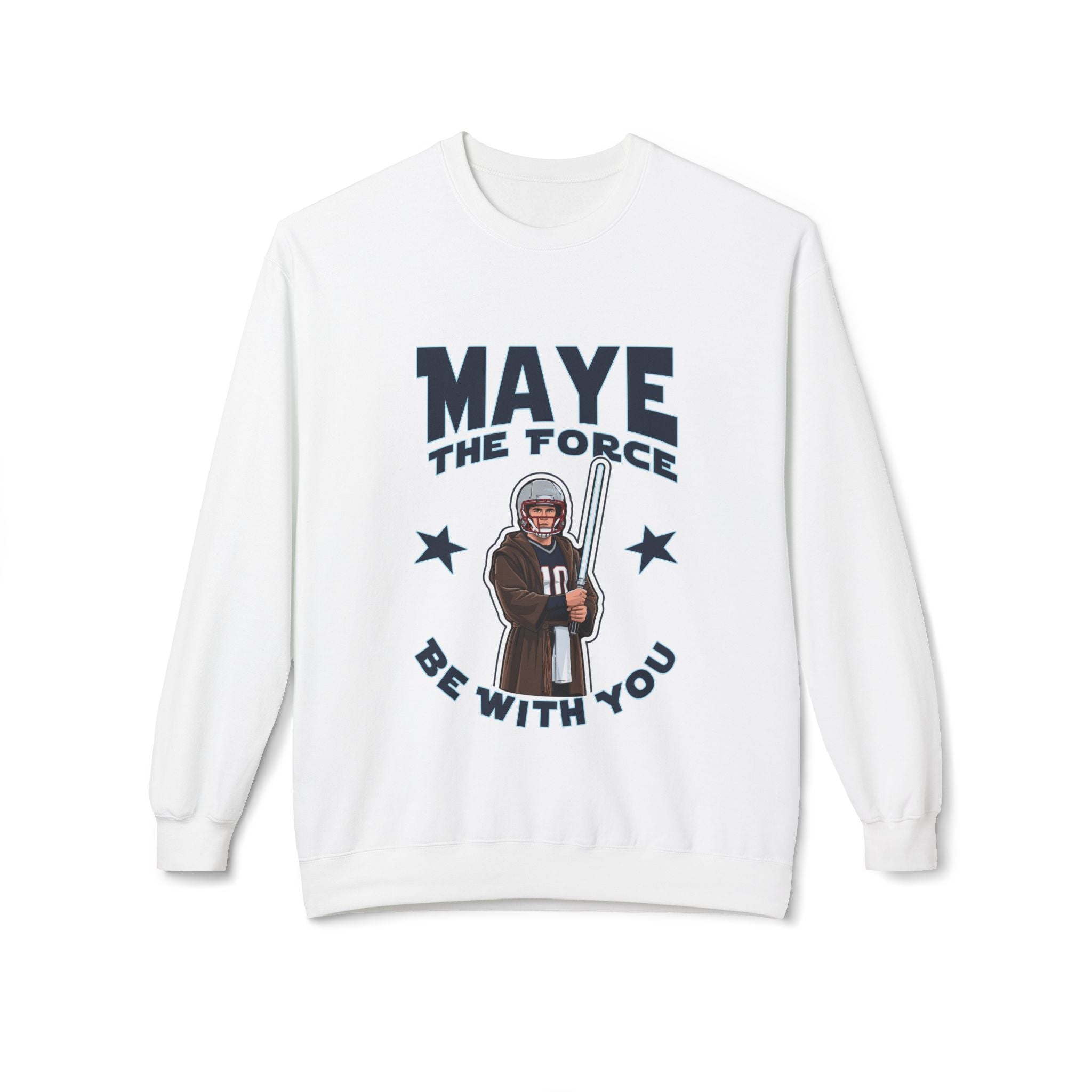 Maye the Force Be With You Jedi Crewneck Sweater