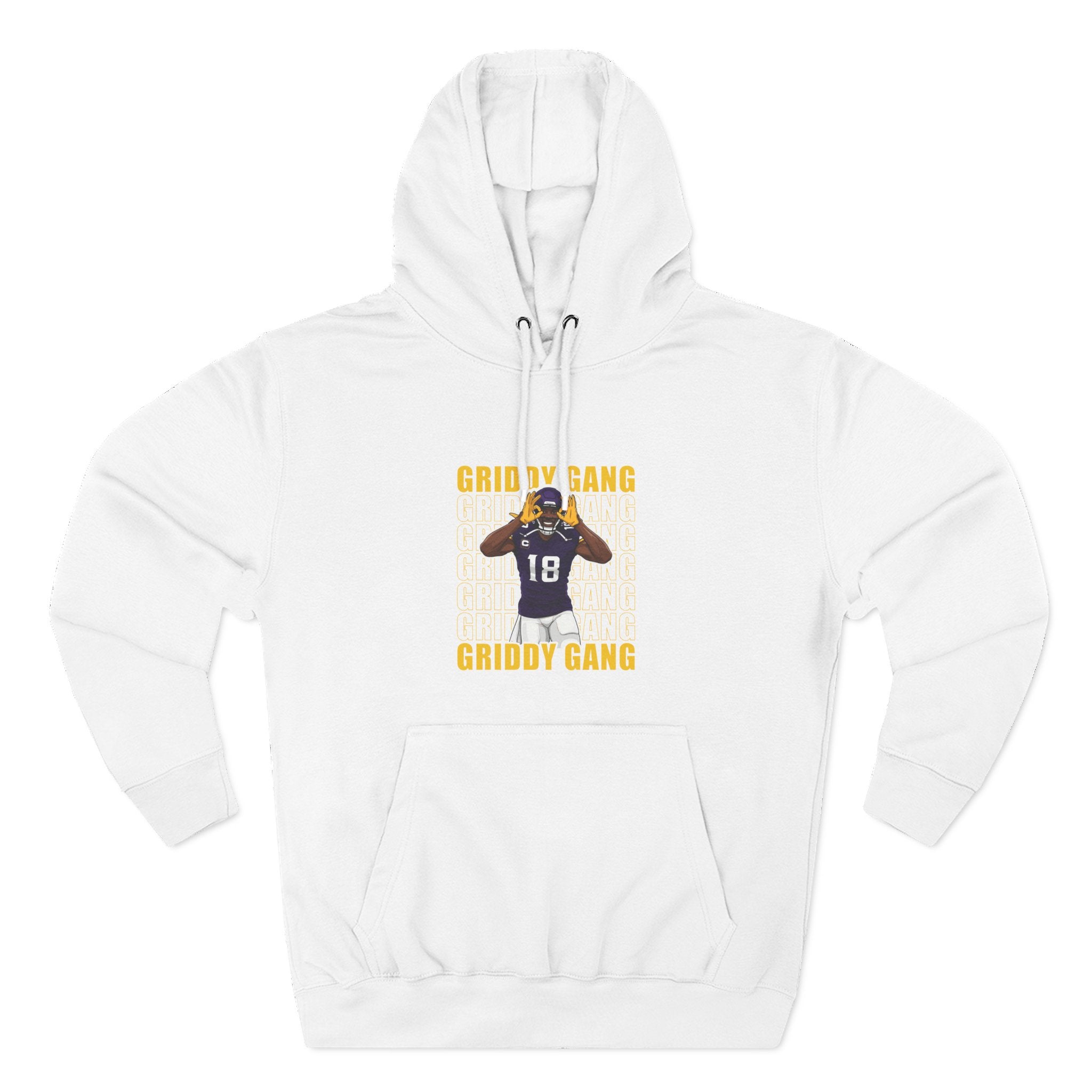 Gridy Gang Football Hoodie – Jettas Fleece Pullover