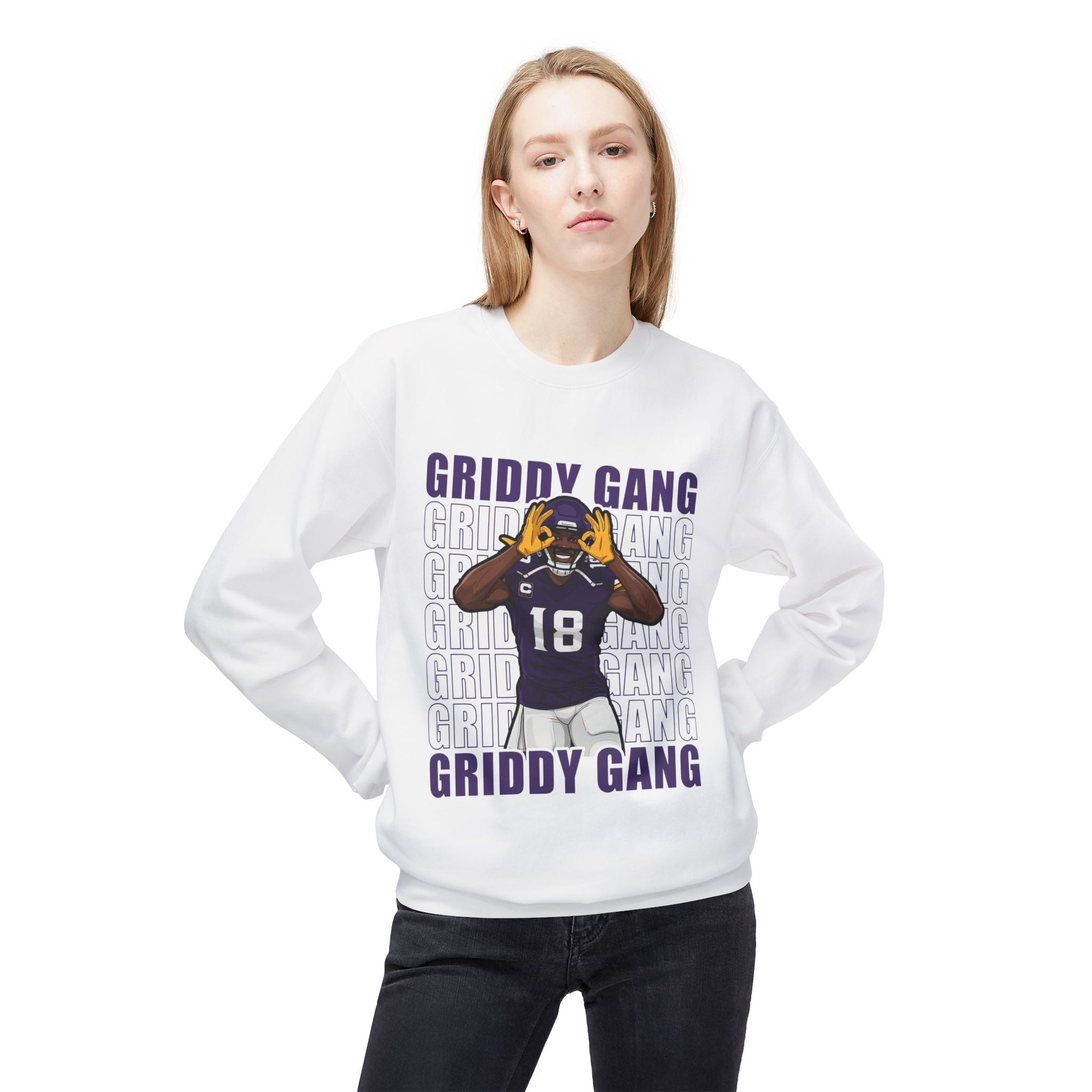 Griddy Gang Football Crewneck Sweatshirt - Jettas