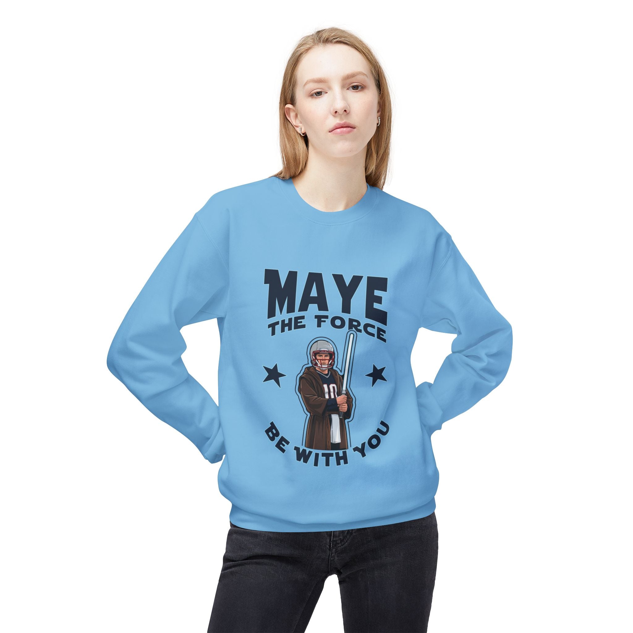 Maye the Force Be With You Jedi Crewneck Sweater