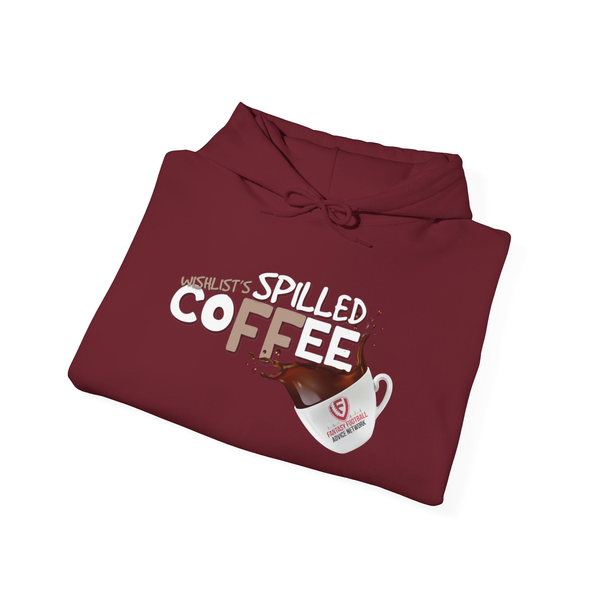 Spilled Coffee - FFAN Unisex Heavy Blend™ Hooded Sweatshirt