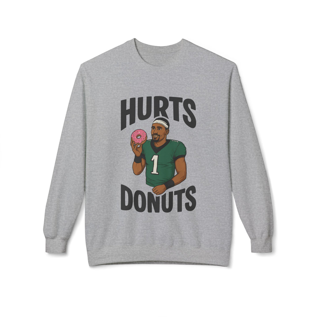 Hurts Donuts Sweatshirt — Philly Football Fan Crewneck