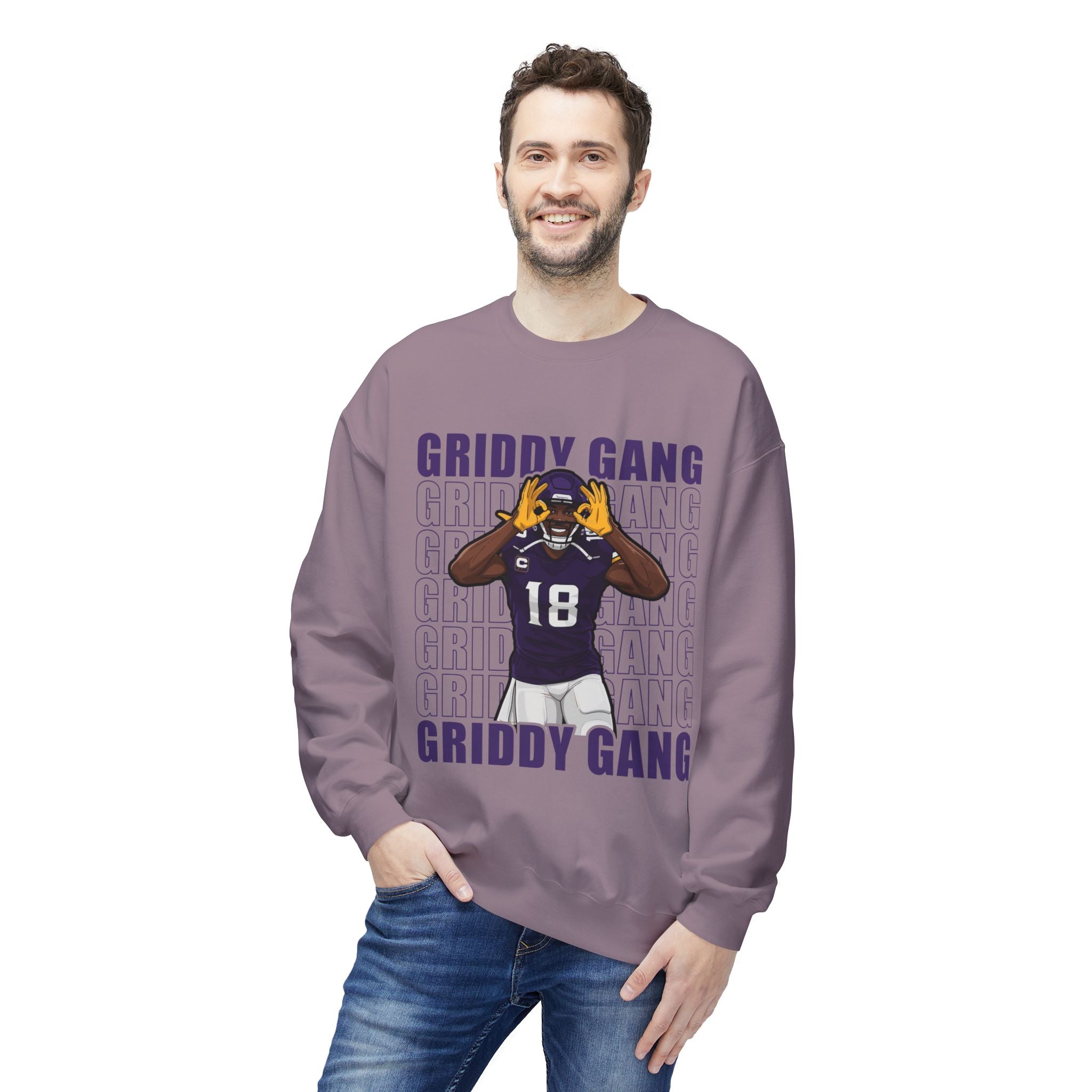 Griddy Gang Football Crewneck Sweatshirt - Jettas