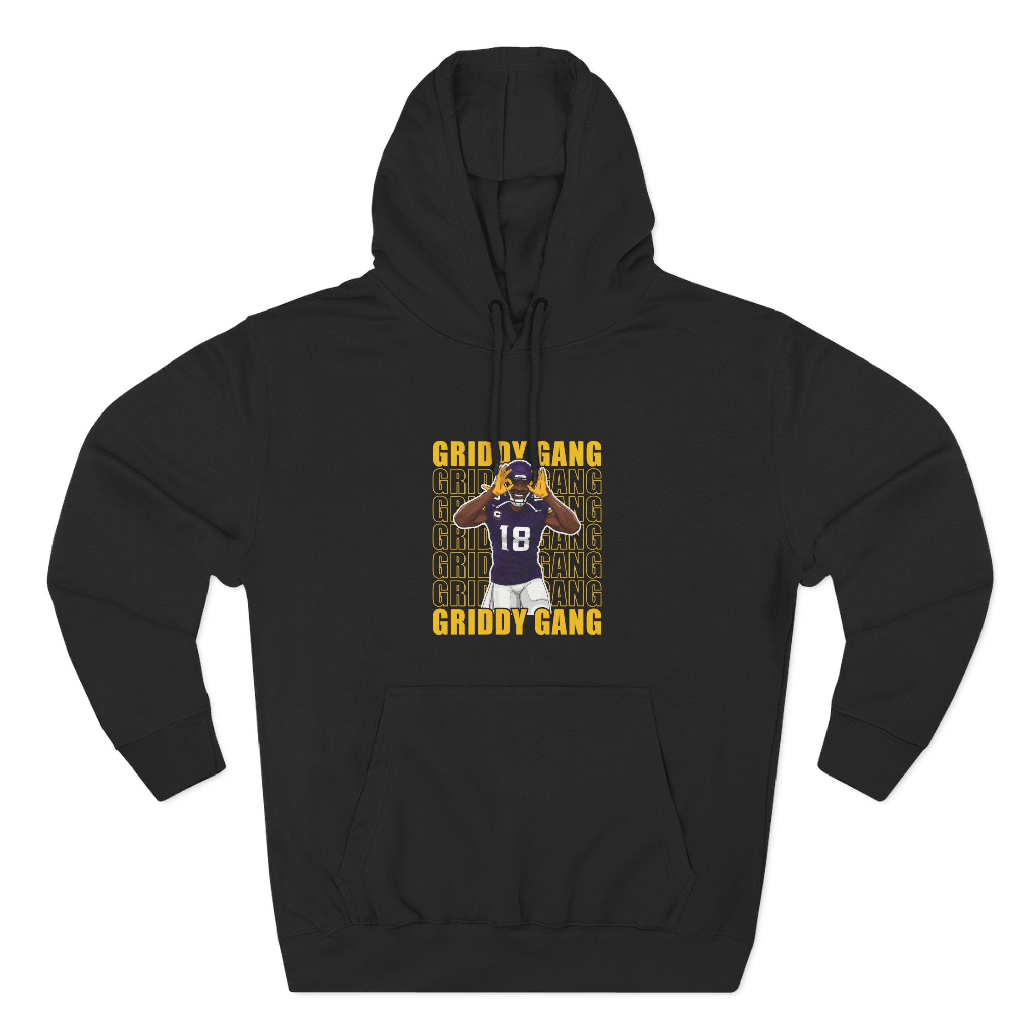 Gridy Gang Football Hoodie – Jettas Fleece Pullover