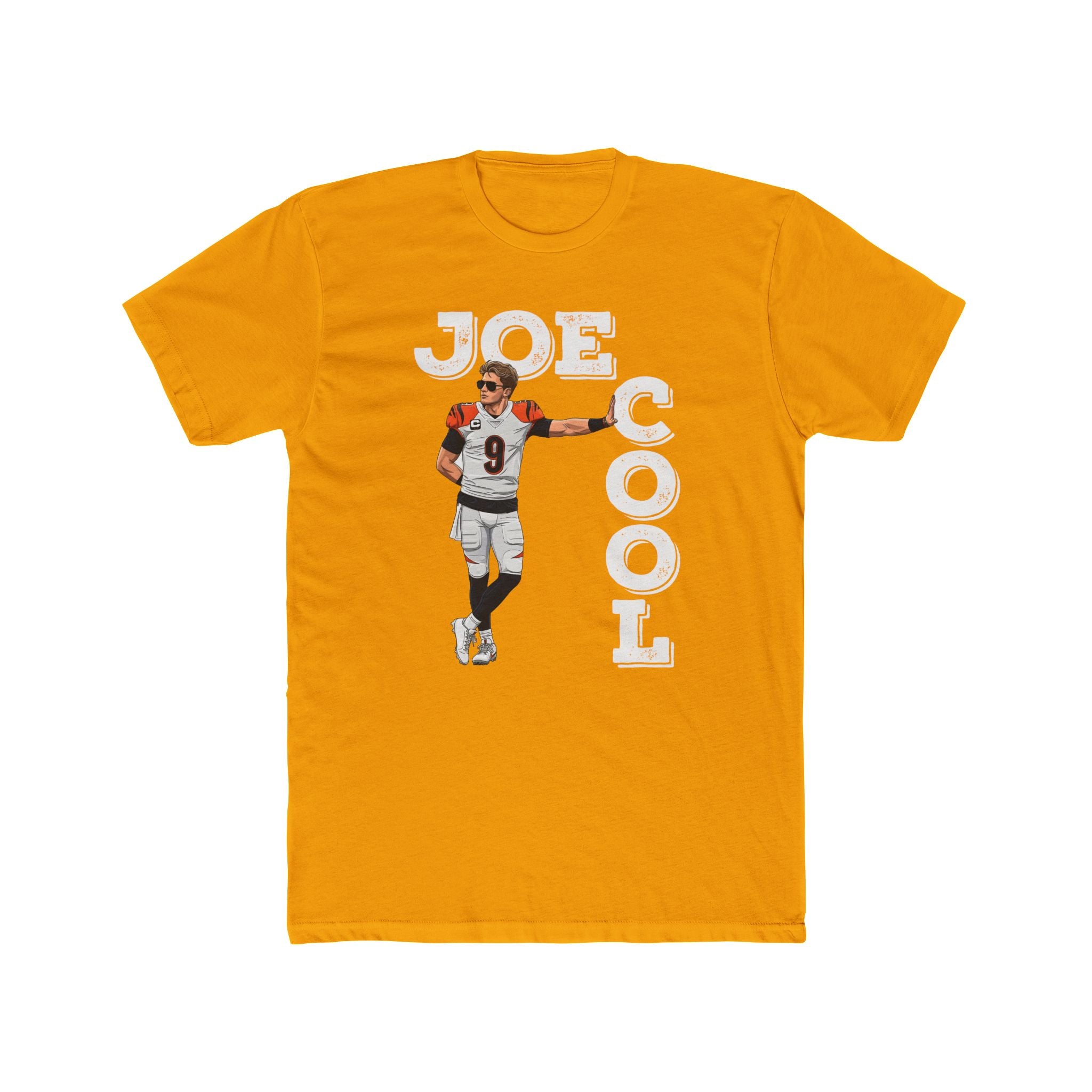 Joe Cool Cincinnati T-Shirt: All-White Font