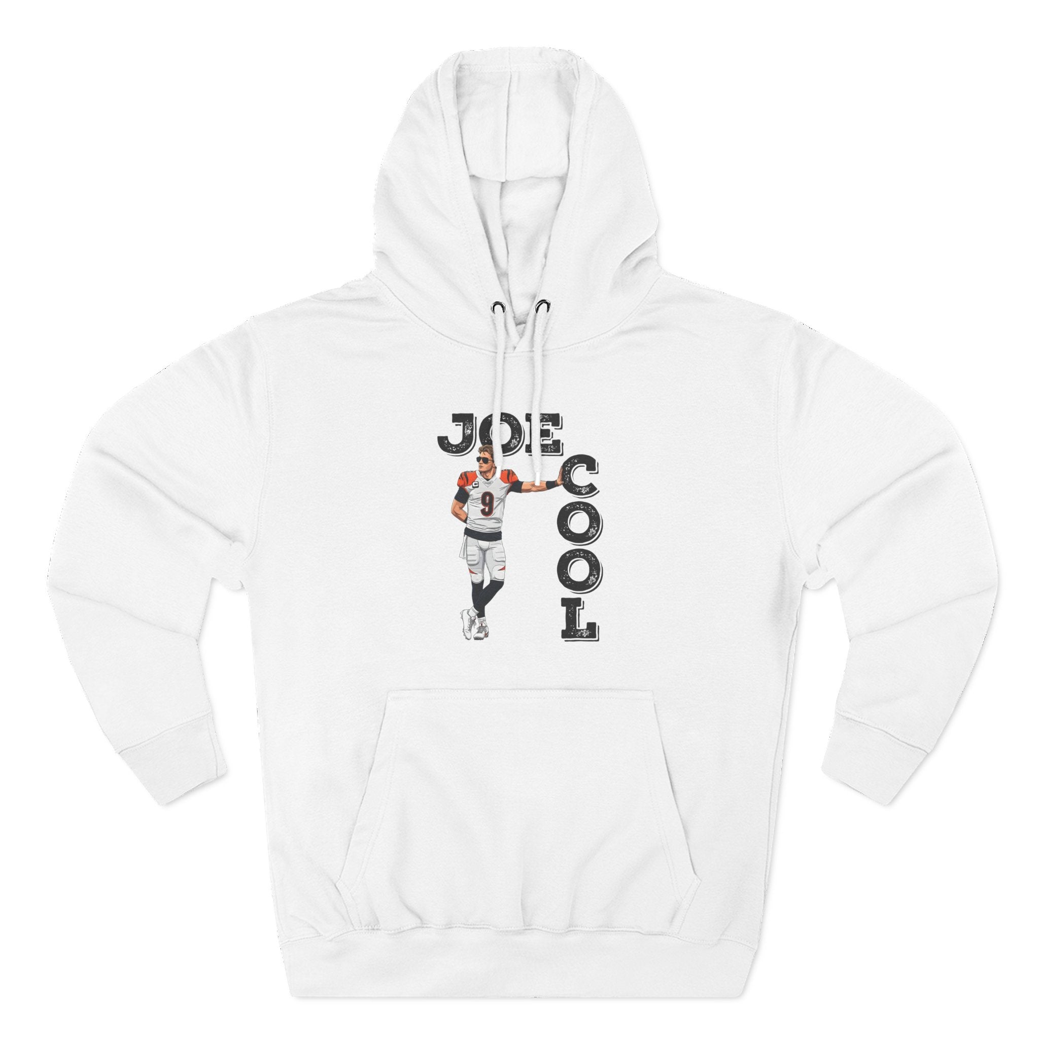 Joe Cool Football Hoodie — All-Black Font