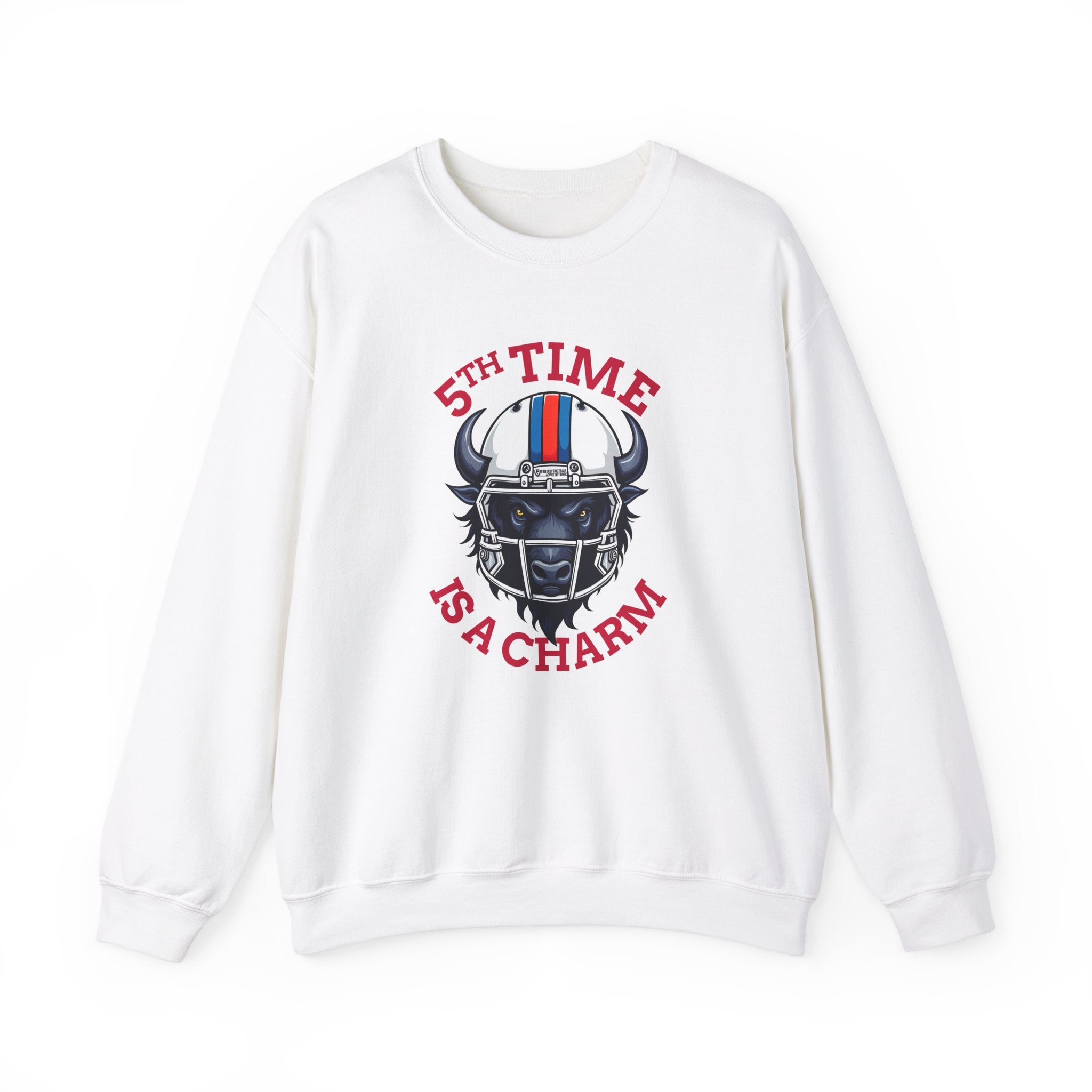 5th Time is a Charm - Buffalo Unisex Heavy Blend™ Crewneck Sweatshirt