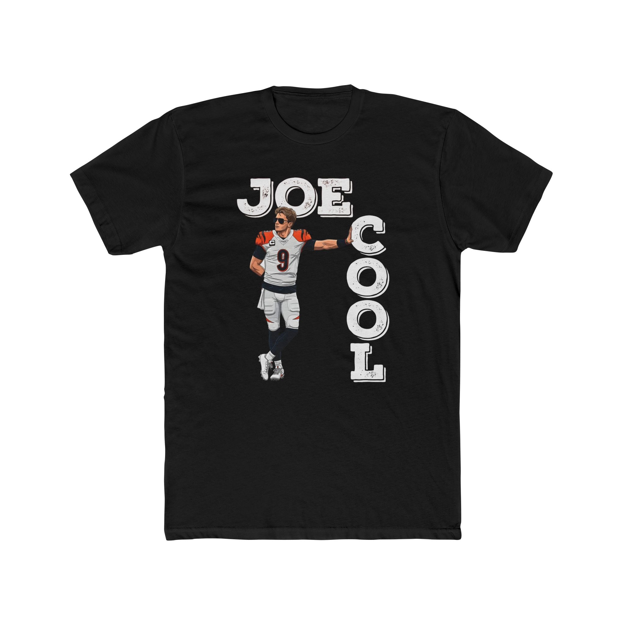 Joe Cool Cincinnati T-Shirt: All-White Font