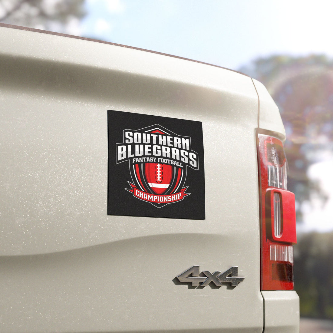 SBFFC 5x5 Car Magnet – Roll Up, Flex Out
