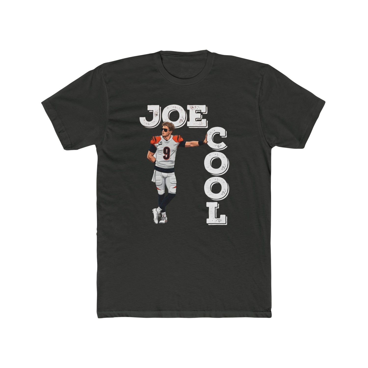 Joe Cool Cincinnati T-Shirt: All-White Font