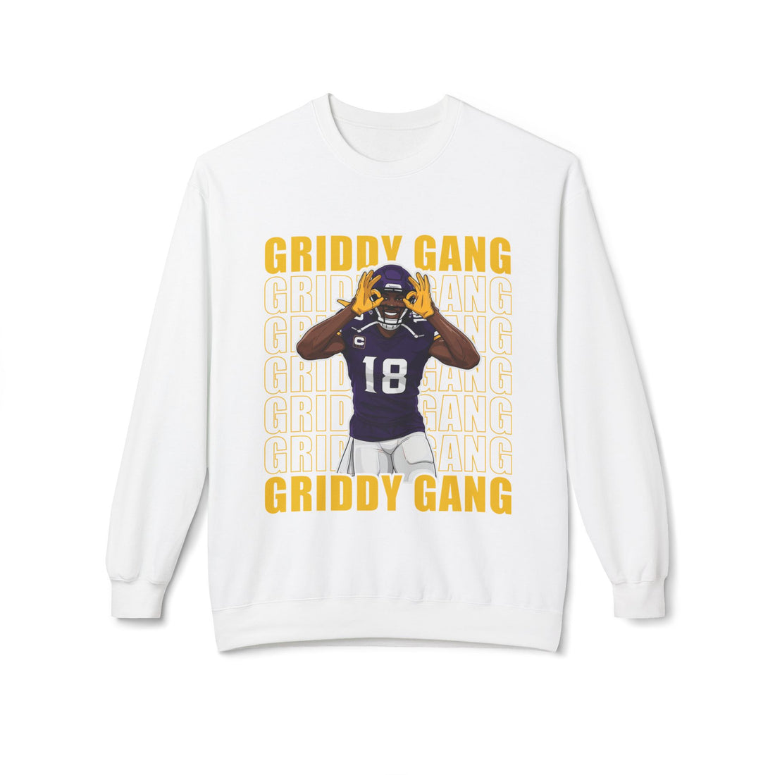 Griddy Gang Jettas Football Crewneck