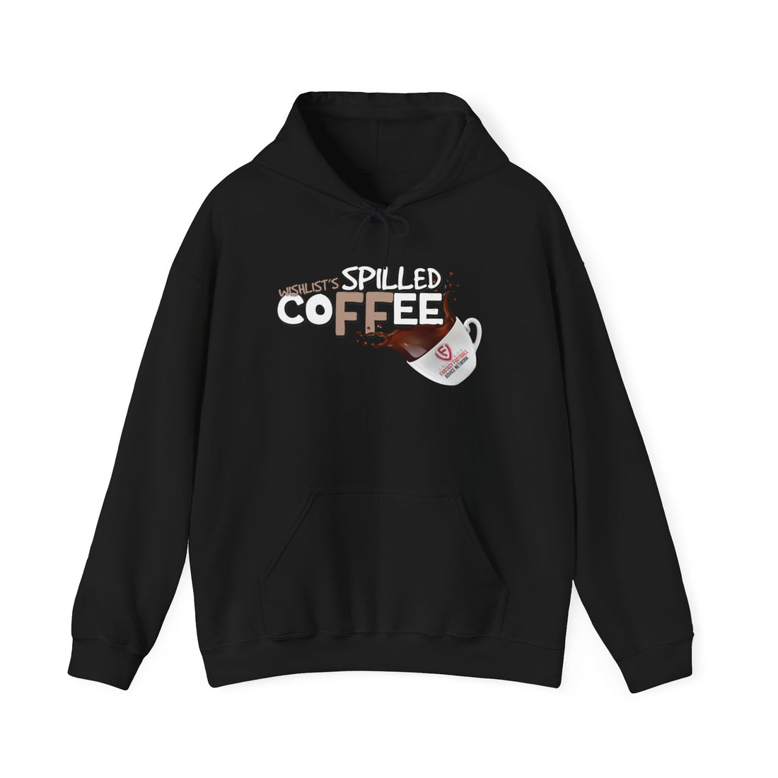 Spilled Coffee - FFAN Unisex Heavy Blend™ Hooded Sweatshirt