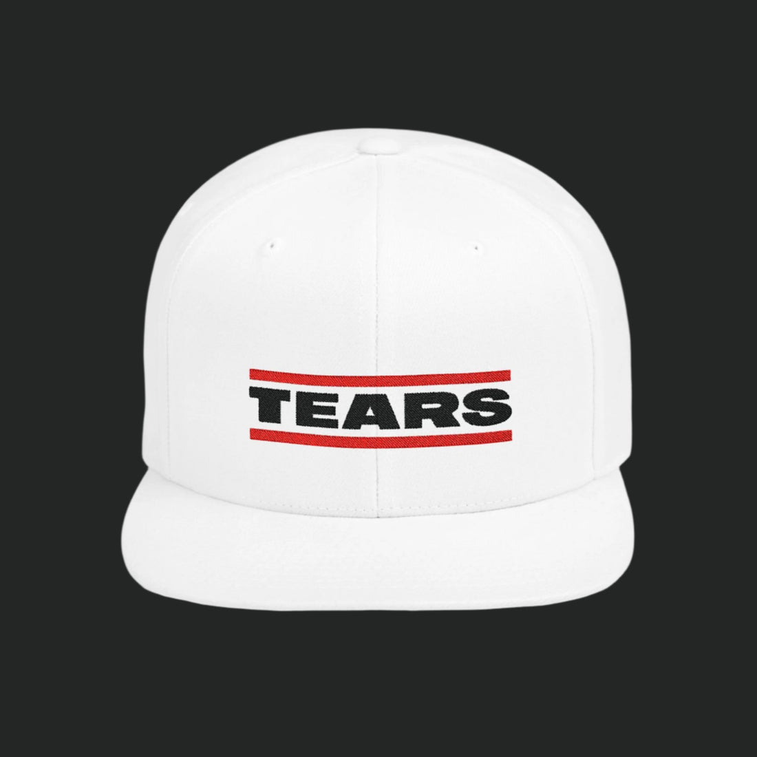 TEARS Flat Bill Snapback