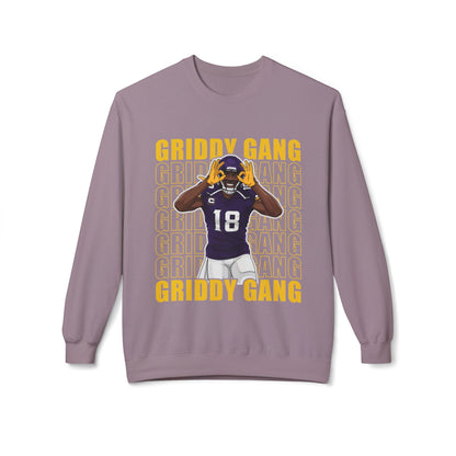 Griddy Gang Jettas Football Crewneck