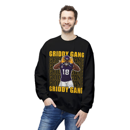 Griddy Gang Jettas Football Crewneck