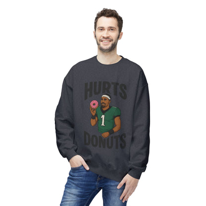 Hurts Donuts Sweatshirt — Philly Football Fan Crewneck